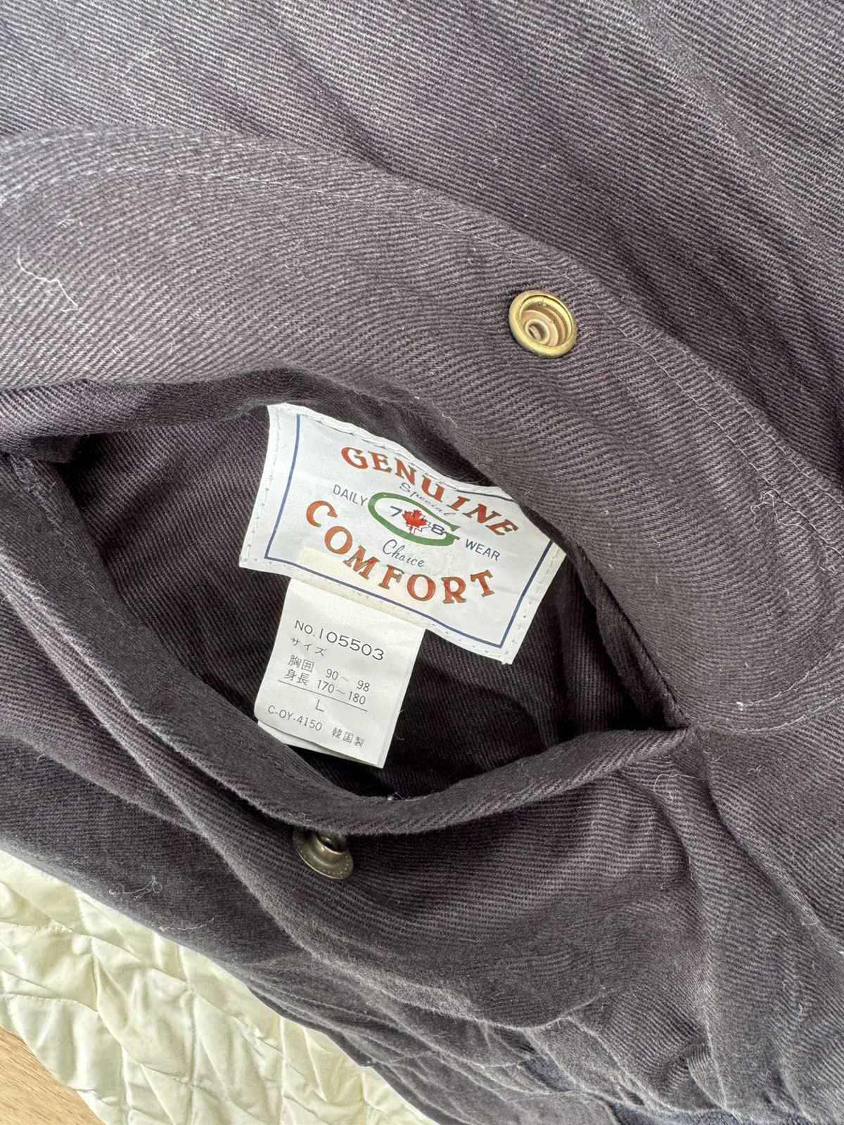 Japanese Brand Vintage Genuine Comfort Bomber Jacket Size US L / EU 52-54 / 3 - 7 Thumbnail