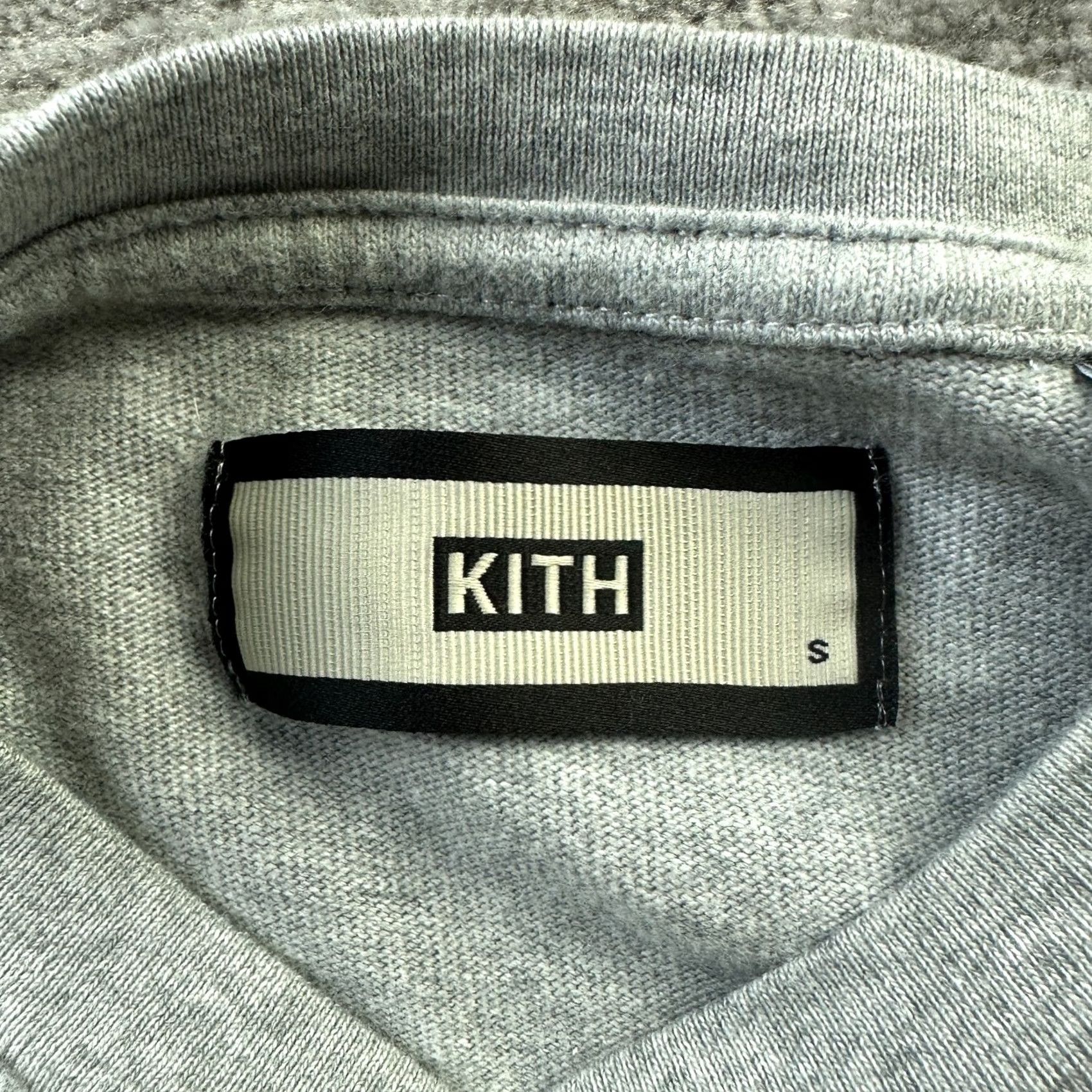 Kith KITH Shirt Mens Small Gray Classic Box Logo Long Sleeve Crew Neck Cotton T-Shirt Logo Vintage? No (2020s) - Men Size US S / EU 44-46 / 1 - 5 Thumbnail
