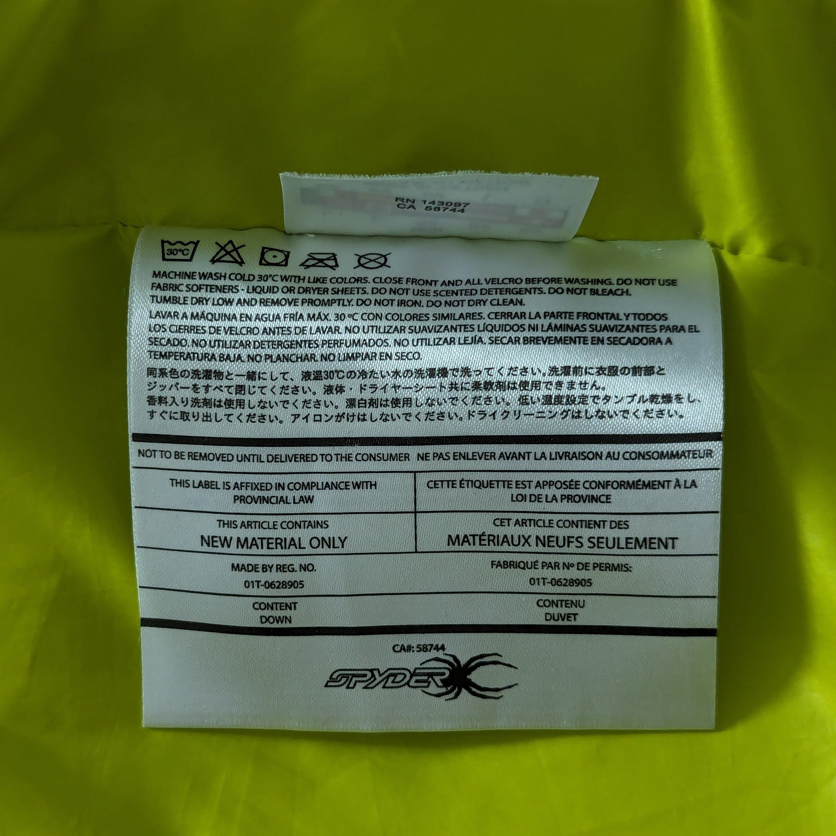 Spyder Spyder Men's Hooded Down Jacket Casual Sportswear Clothing Size US L / EU 52-54 / 3 - 13 Thumbnail