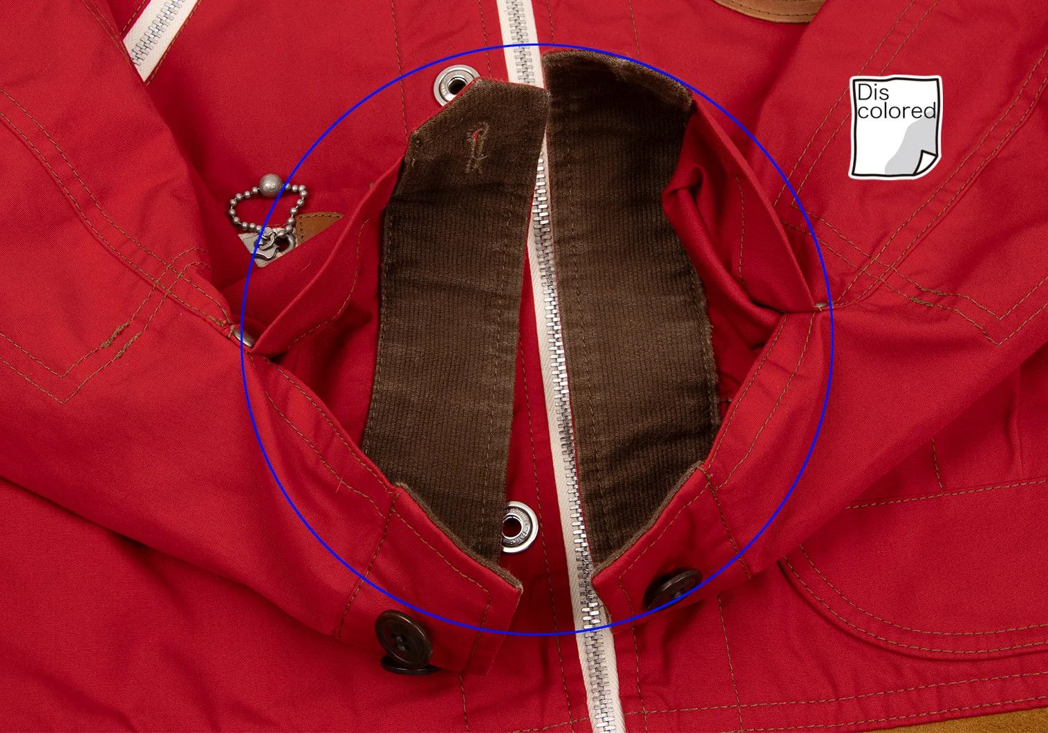 Junya Watanabe Reversible Leather Panel Jacket in Red-Brown, Size XS Size US XS / EU 42 / 0 - 8 Thumbnail