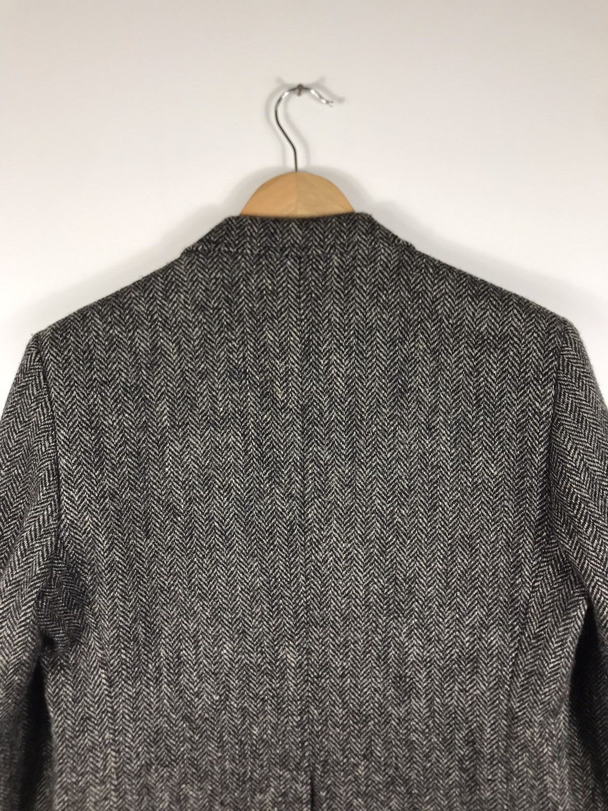Harris Tweed ⚡️Vintage Harris Tweed Wool Herringbone Coat Size 42S - 15 Thumbnail