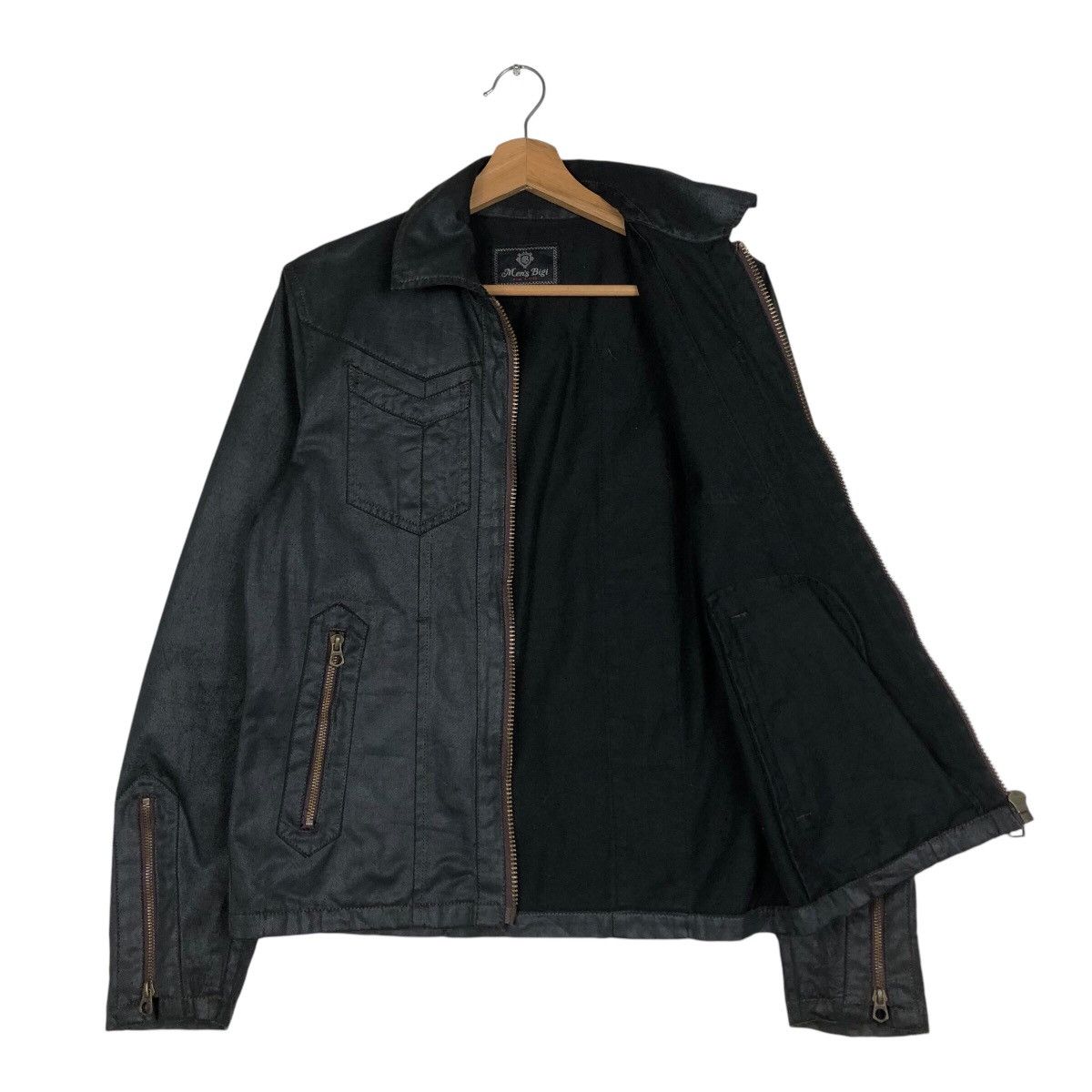 Japanese Brand 📌Vintage Trucker Biker Jacket Men Bigi Japan Issey Miyake Size US M / EU 48-50 / 2 - 12 Thumbnail