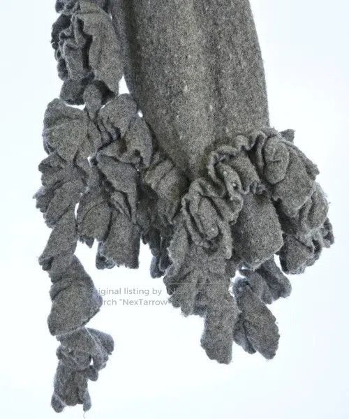 Comme des Garcons Comme Des Garcons Shrunken Gray Floral Pleated Coat Size M / US 6-8 / IT 42-44 - 8 Thumbnail