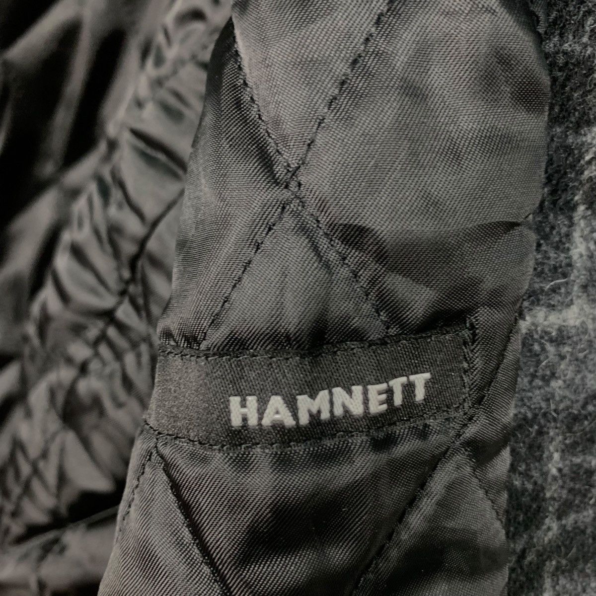 Katharine Hamnett London HAMNETT Coat Checked Wool Duffle Coat #1796-C15 Size US M / EU 48-50 / 2 - 18 Thumbnail