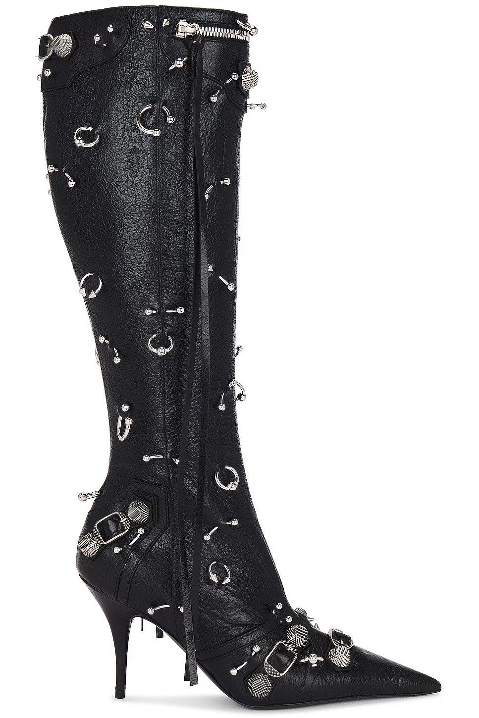 Balenciaga Balenciaga pierced Cagole 90mm boots in leather Size US 6 / IT 36 - 3 Thumbnail