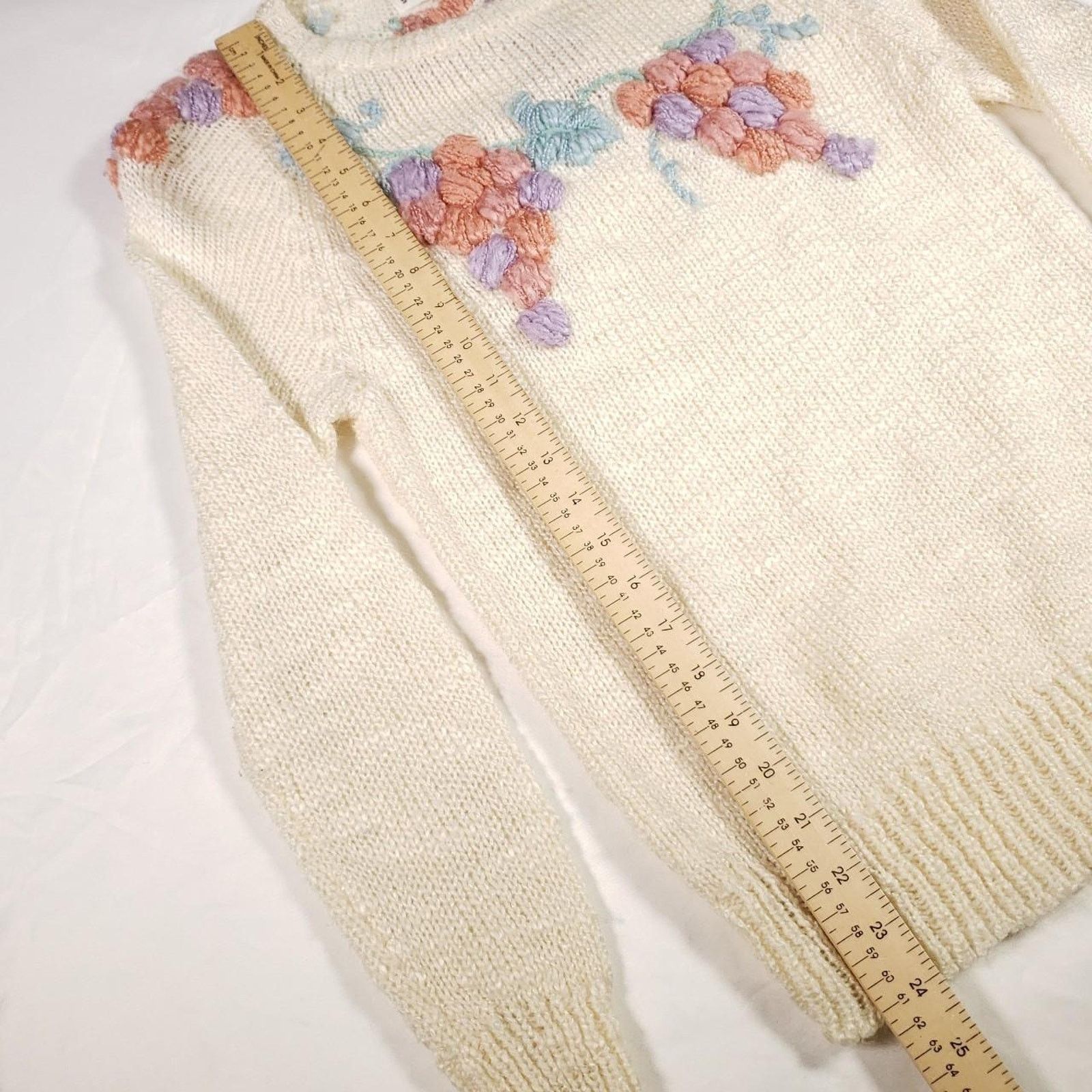 Vintage Vintage 70s Rochelle California Womens Knitted Sweater 3D Size M / US 6-8 / IT 42-44 - 6 Thumbnail