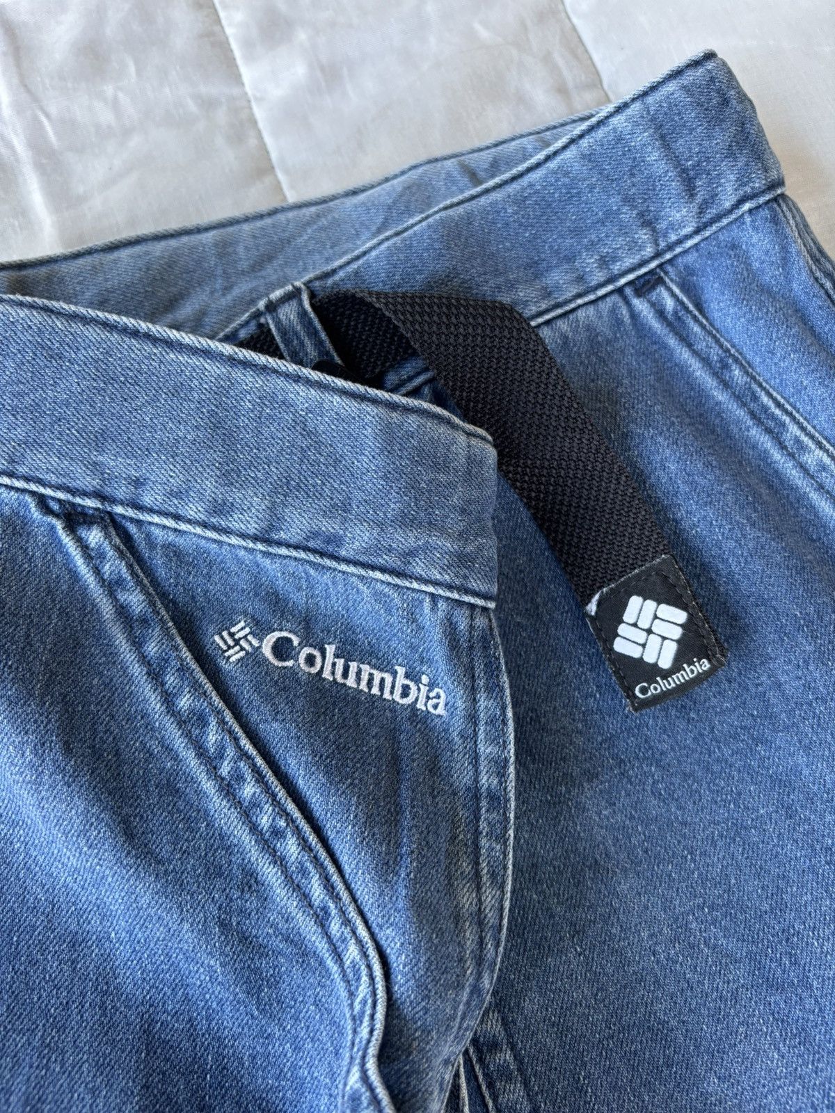 Columbia 💥COLUMBIA OMNI-SHADE UTILITY DENIM CARGO PANT OUTDOOR HIKING Size US 34 / EU 50 - 9 Thumbnail