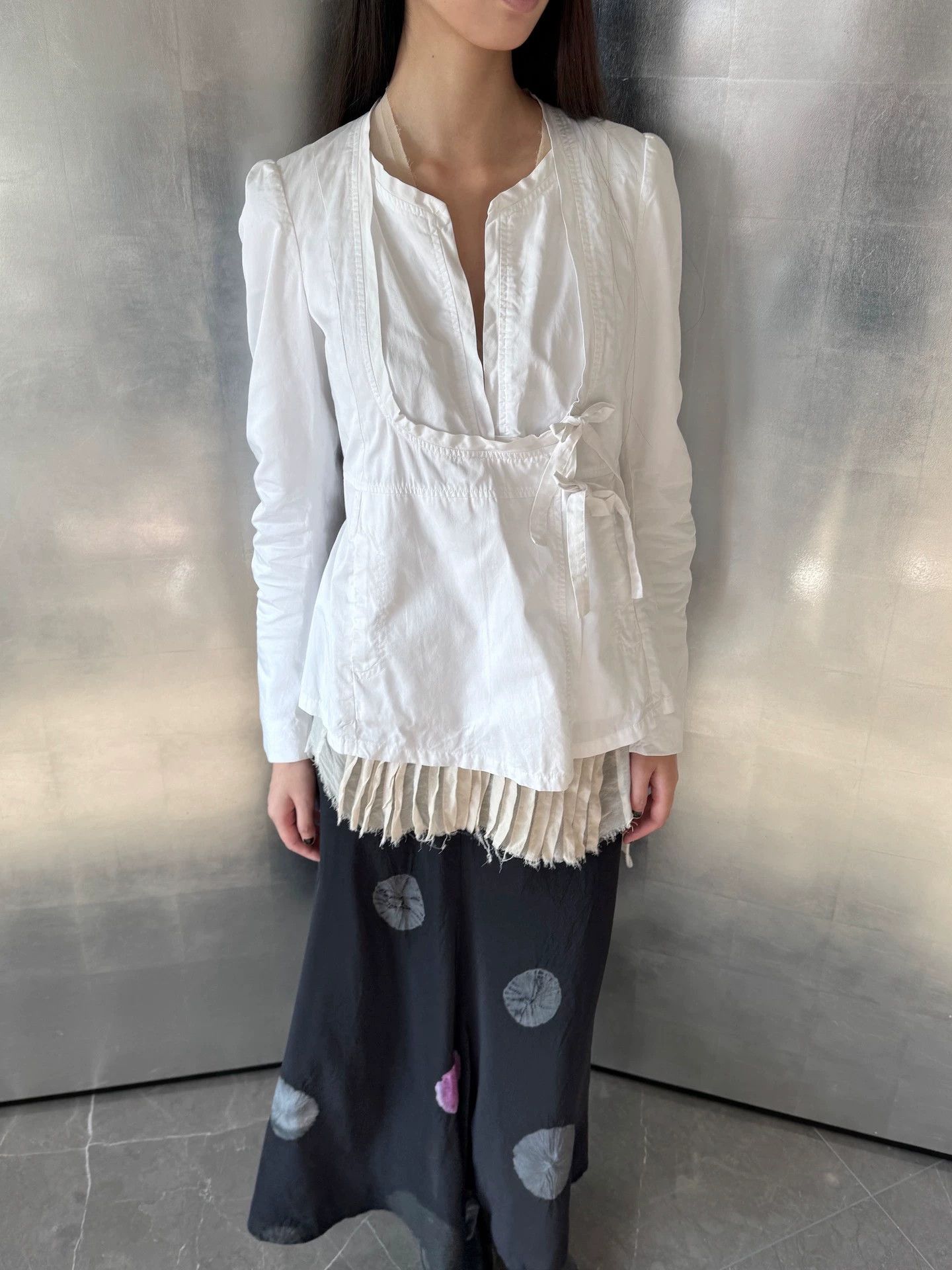 Dries Van Noten Dries Van Noten Tie Shirt Jacket Vintage S Size S / US 4 / IT 40 - 3 Thumbnail