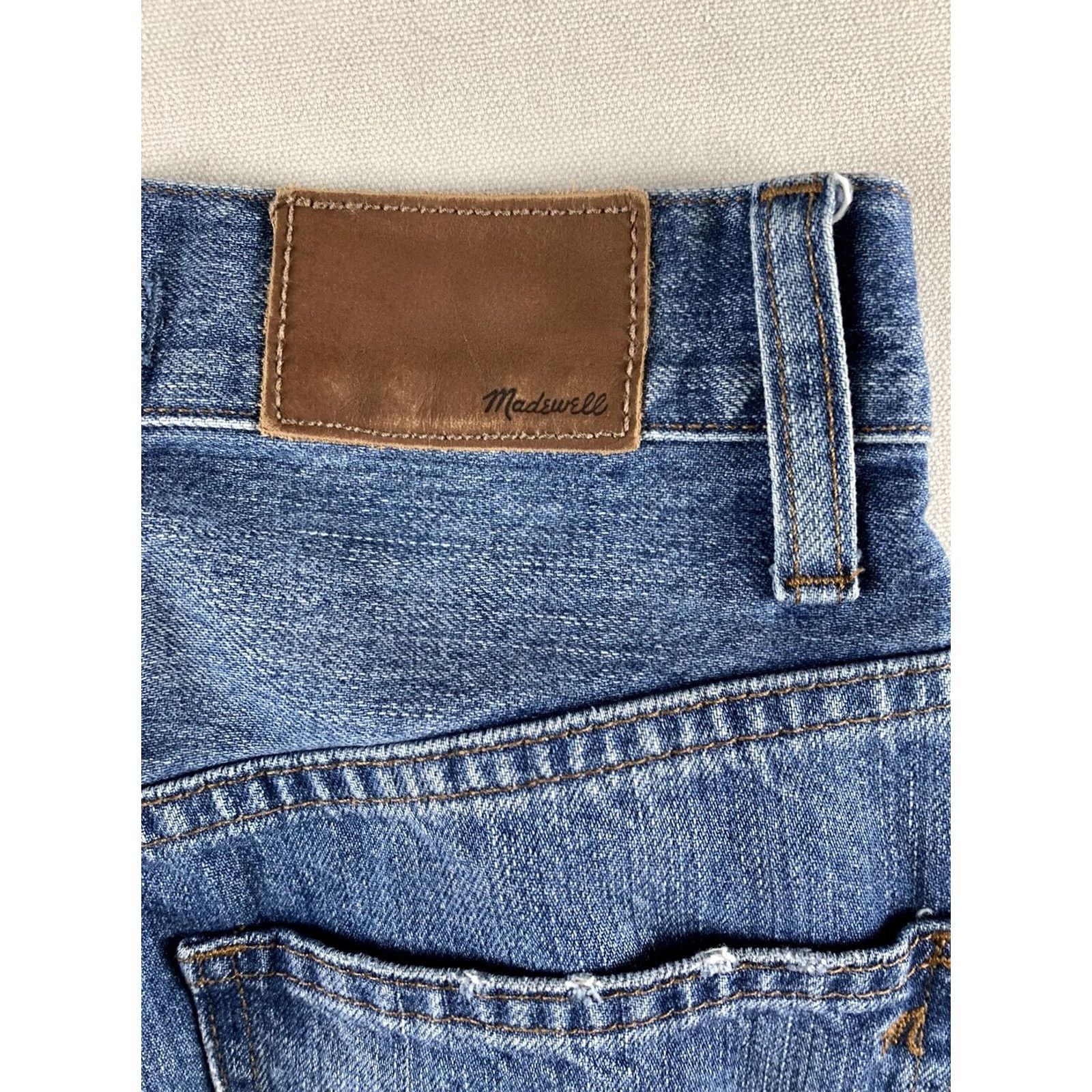 Madewell MADEWELL RIGID SKINNY JEANS WOMENS SIZE 23 BLUE 25X29 Size 40" / US 18 - 7 Thumbnail