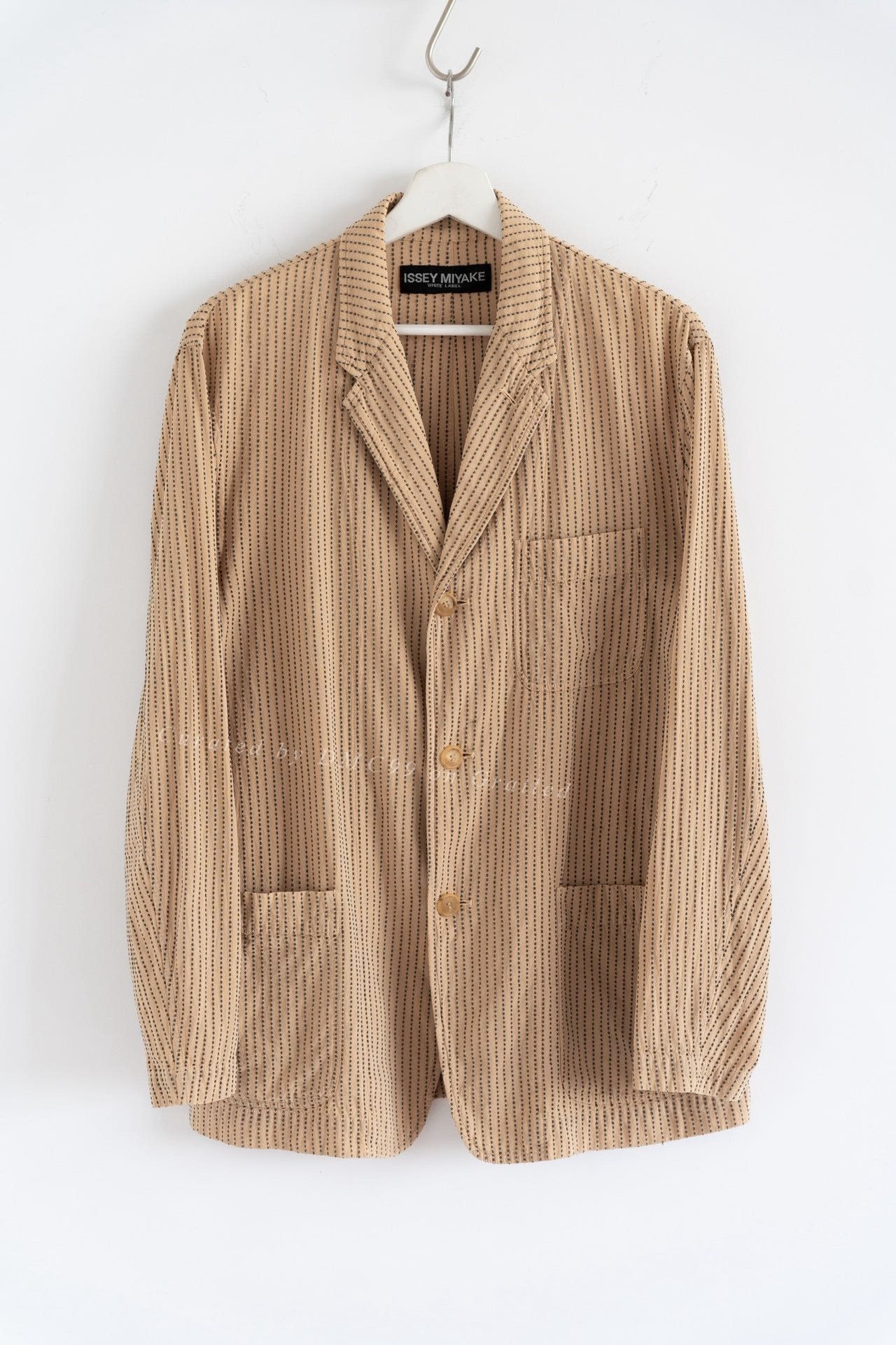 Issey Miyake Issey Miyake Men 04SS Hand-Stitched Blazer Size US M / EU 48-50 / 2 - 1 Thumbnail