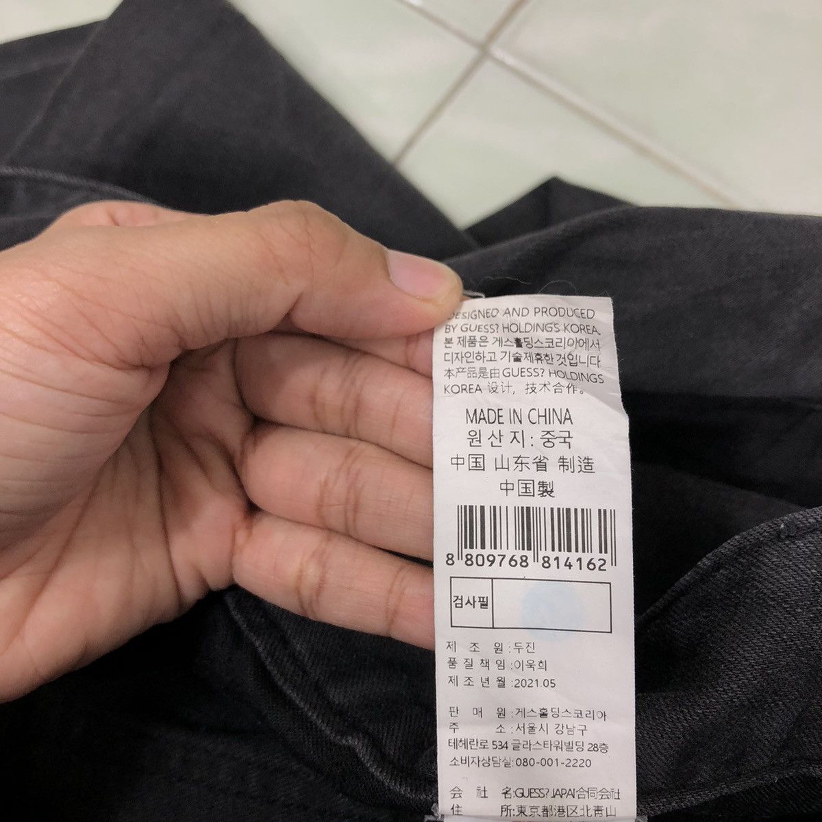Guess 🔥90’s Vintage Denim Jeans Guess Rare Style Streetwear Size US 36 / EU 52 - 15 Thumbnail