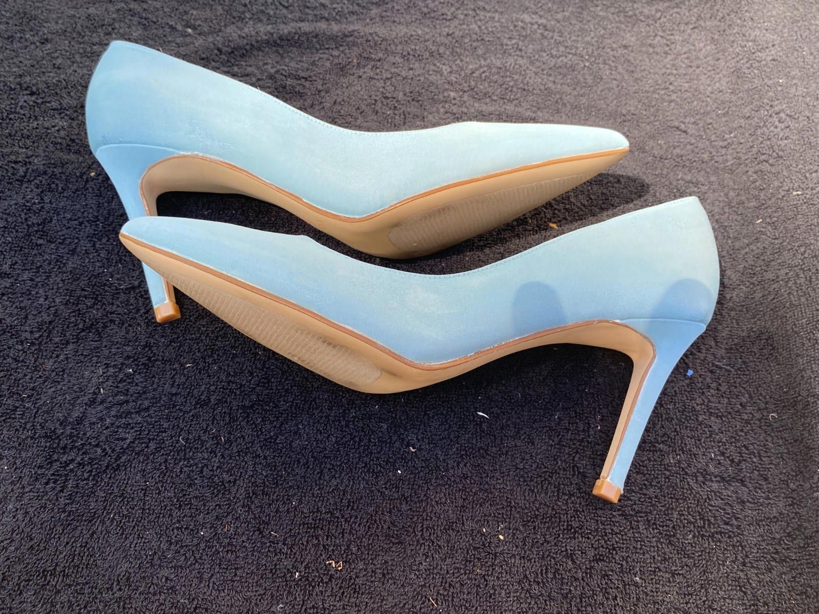Nine West Womens NINE WEST Sky BLue Pointy Toe Pumps SZ. 8M (S627) Size US 8 / IT 38 - 4 Thumbnail