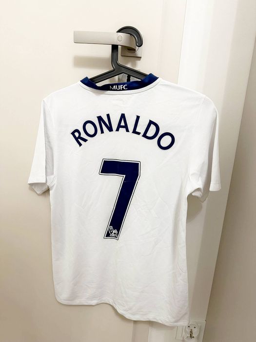 Nike Vintage Nike Manchester United Ronaldo #7 CR7 AIG White | Grailed