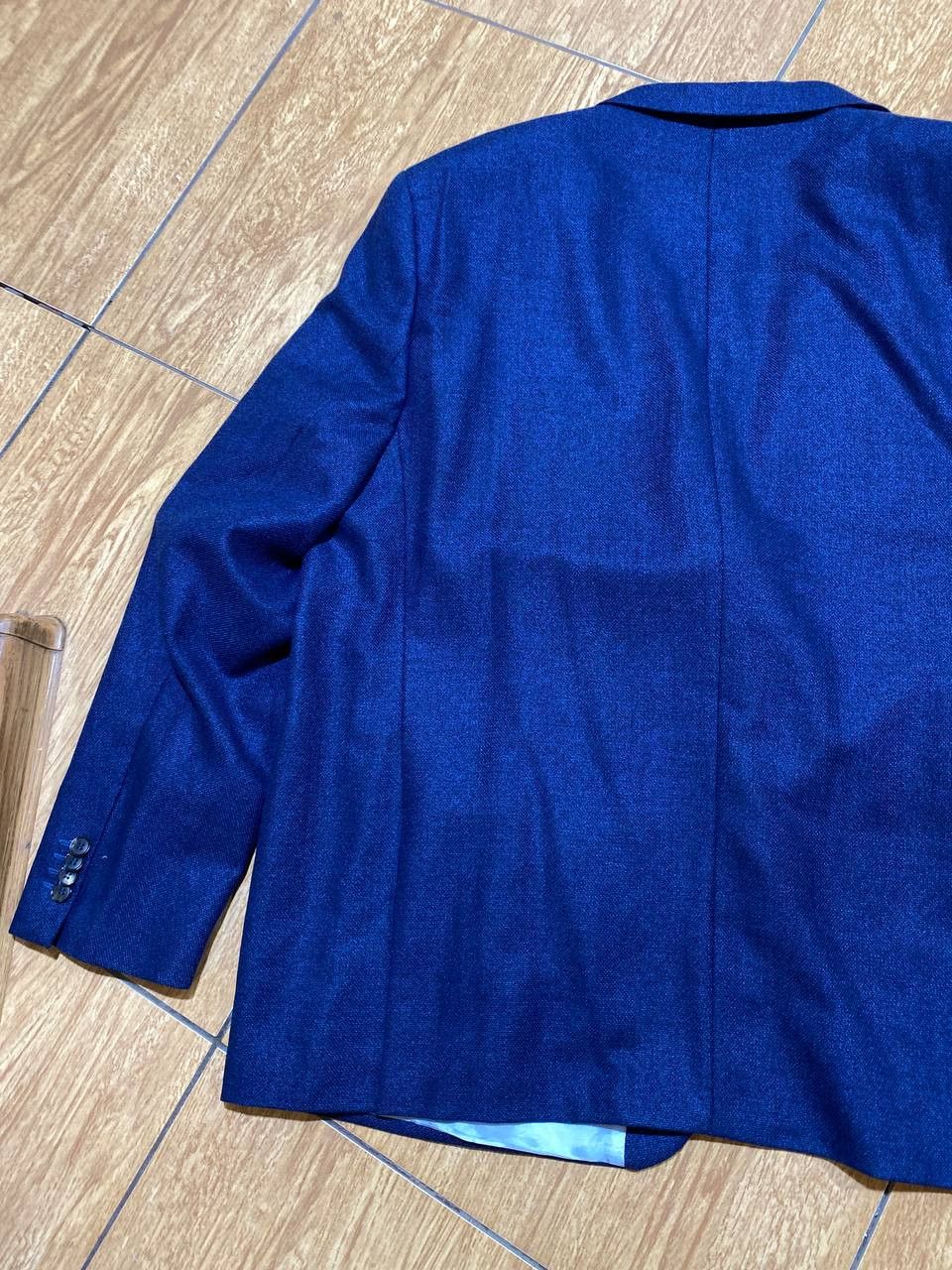 Loro Piana Tom Rusborg Ing Loro Piana Men’s Navy Blue Blazer Jacket Size 52S - 8 Thumbnail