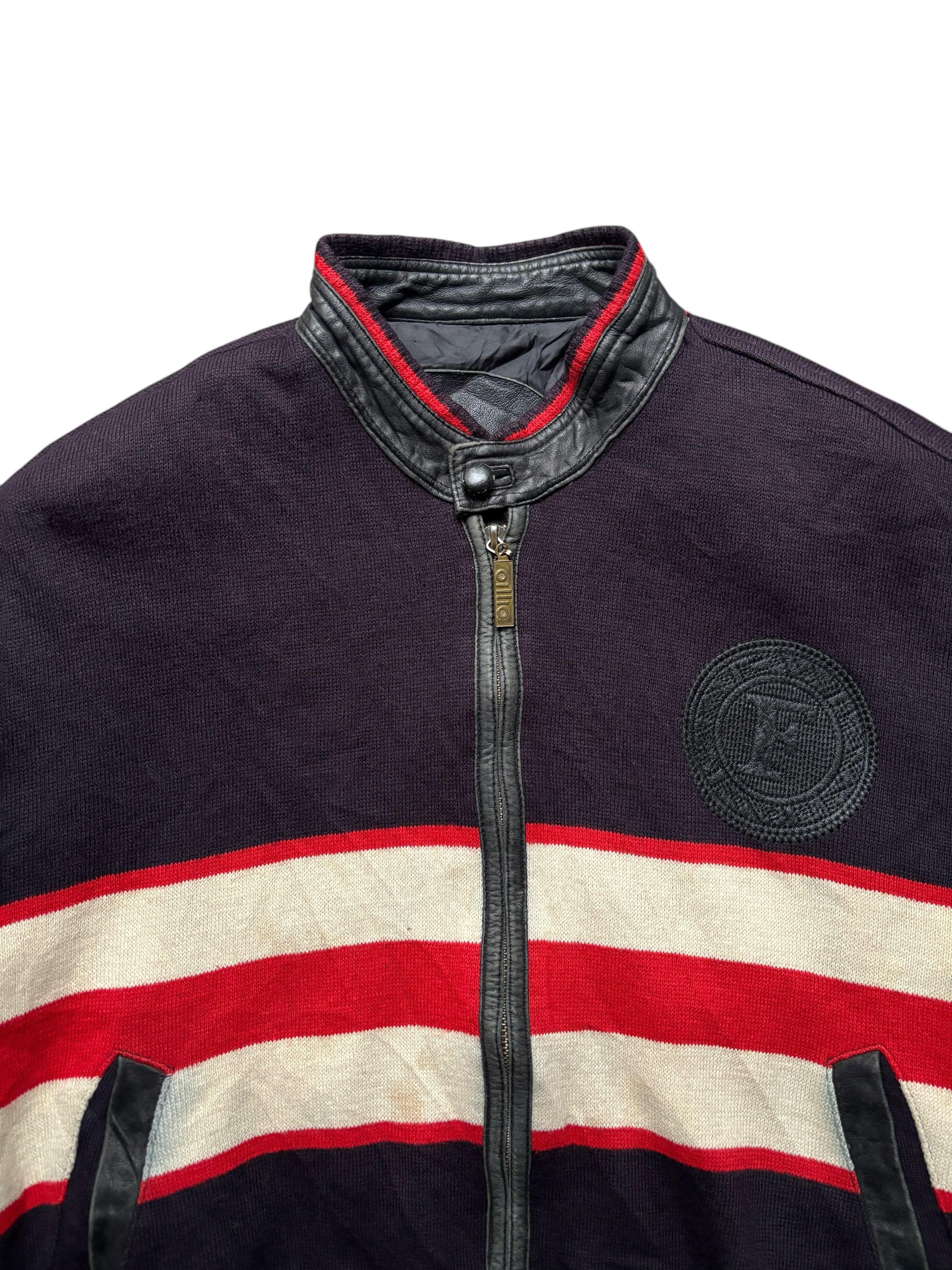 Vintage Vtg Varsity woll leather Oillio Fall Nono Spirits Elegance Size US M / EU 48-50 / 2 - 3 Thumbnail