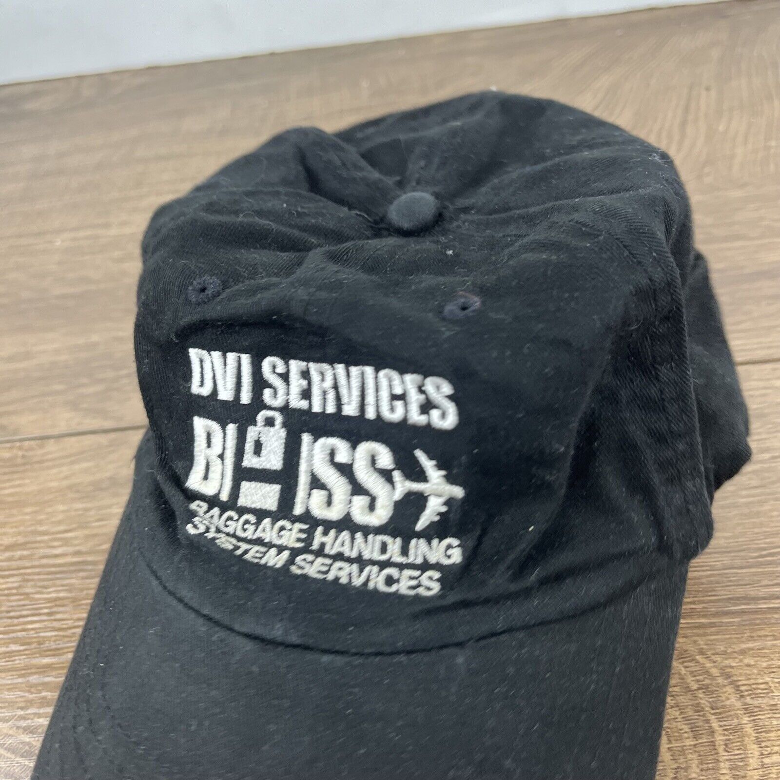 Other DVI Services Hat BI ISS Black Hat Adjustable Baggage Handlin Size ONE SIZE - 10 Thumbnail
