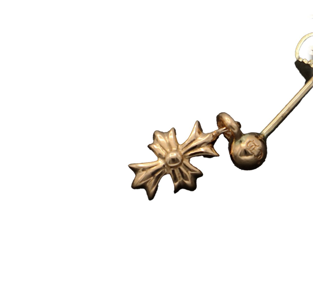 Chrome Hearts CHROME HEARTS TINYE 22K EARRING Size ONE SIZE - 3 Thumbnail