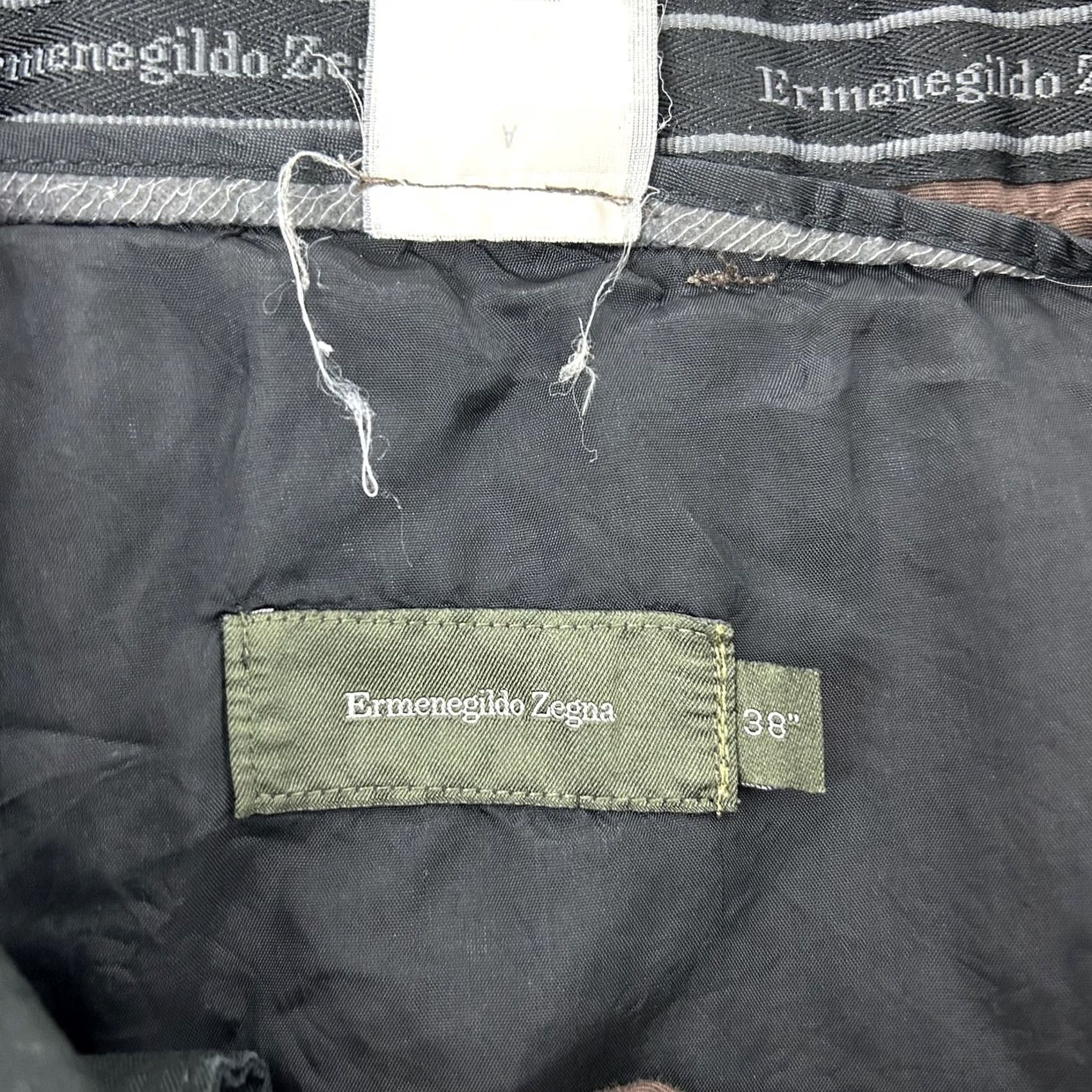 Ermenegildo Zegna Ermenegildo Zegna Pants Men 36x29 Cotton Chino Dress Slacks Brown Straight Leg Size US 38 / EU 54 - 5 Thumbnail