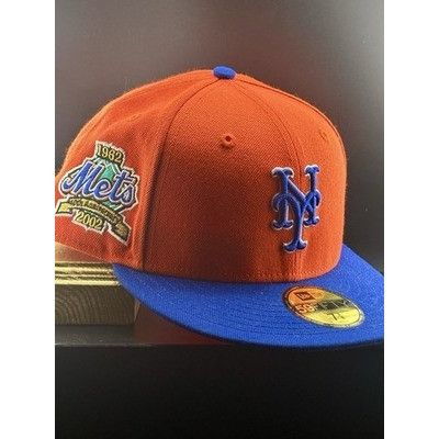 New Era New York Mets 59FIFTY Hat Club 40th Anniversary Patch Red Bl Size ONE SIZE - 1 Thumbnail