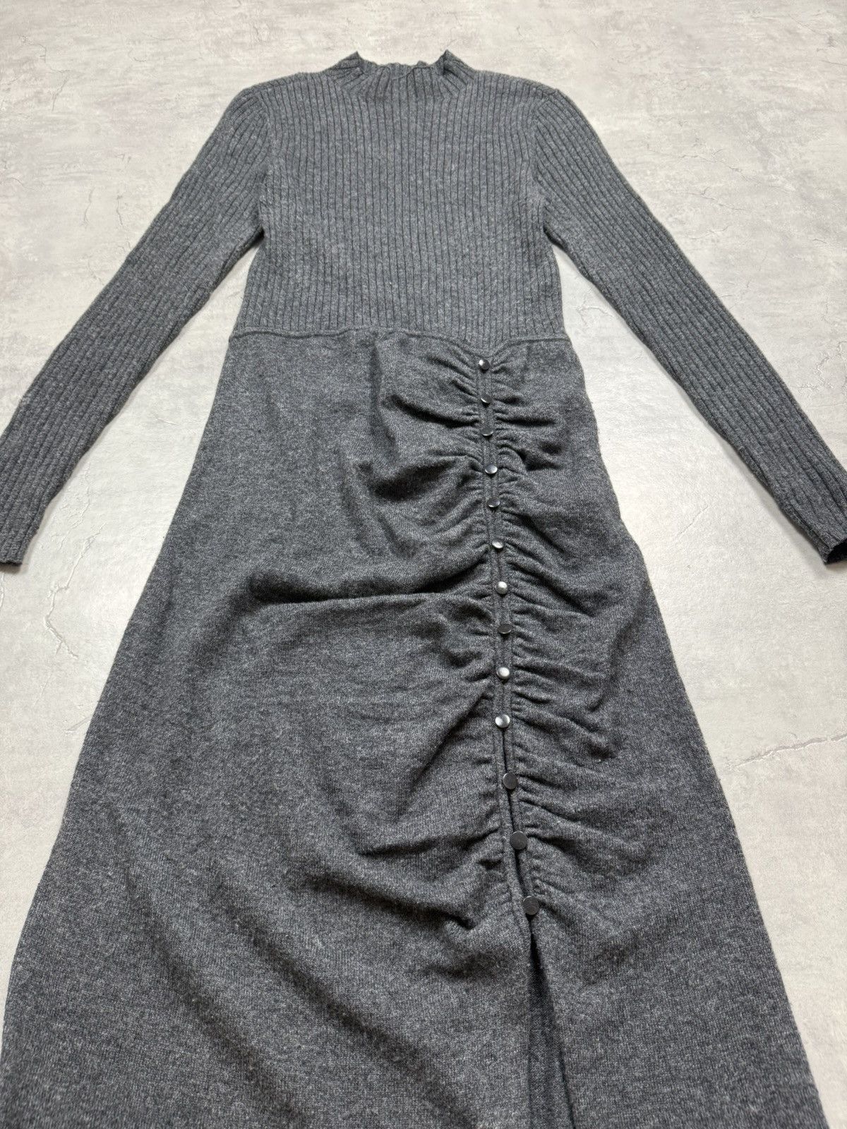 Sandro Sandro Wool Dress Size S / US 4 / IT 40 - 3 Thumbnail