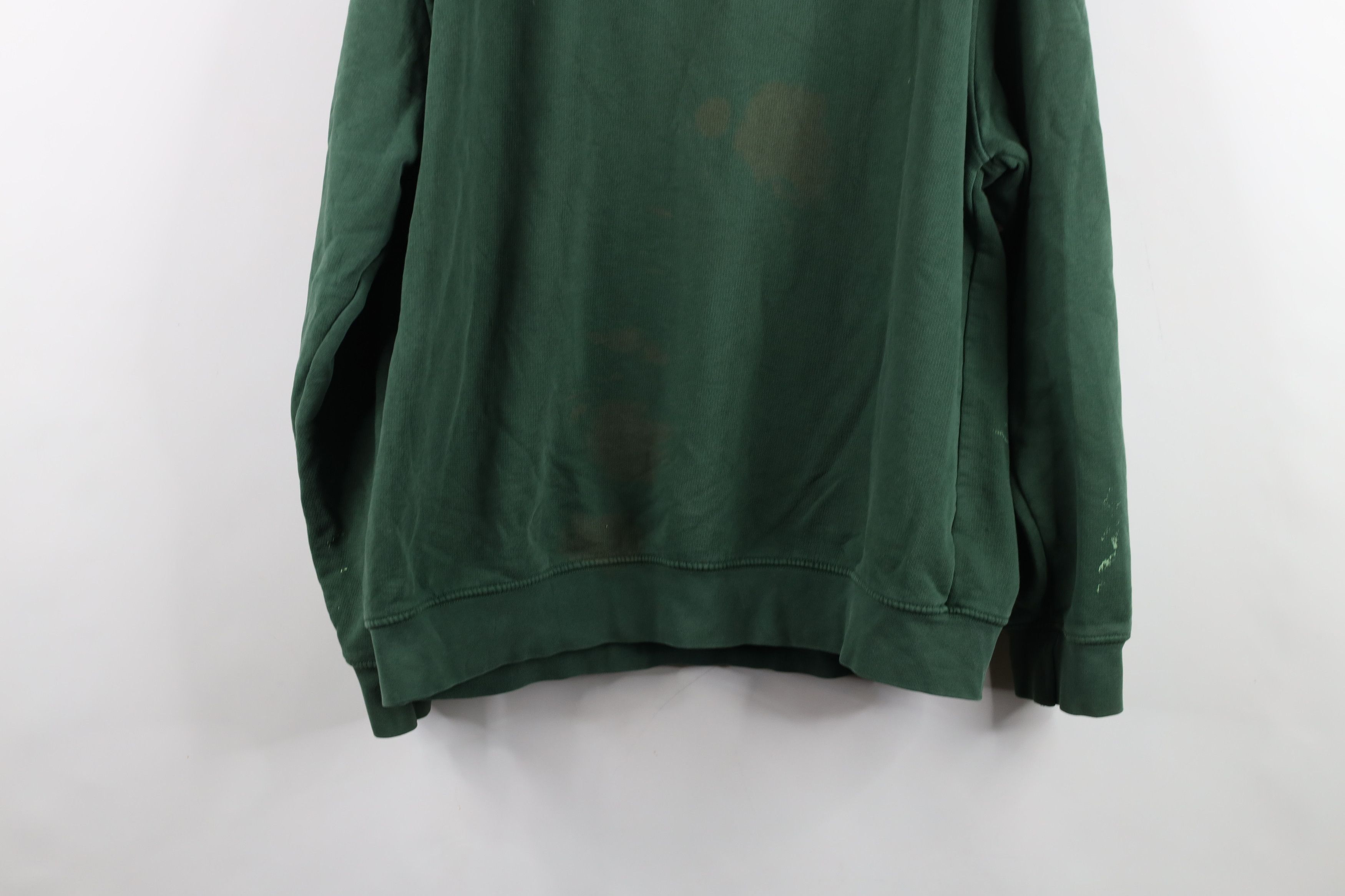 Nike × Vintage Vintage 90s Y2K Nike Swoosh Crewneck Sweatshirt Grass Green Size US L / EU 52-54 / 3 - 14 Thumbnail