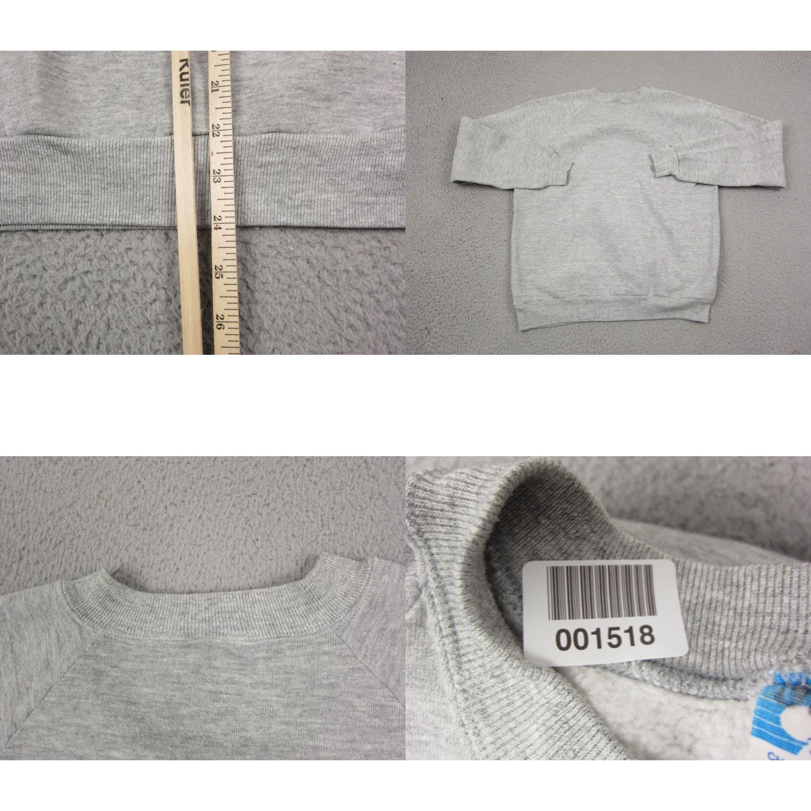 Disney VINTAGE Disney Mickey Mouse Sweatshirt Mens L Gray 90s Cotton Polyester Fleece Crew Neck Logo Pullover Sweatshirt Size US L / EU 52-54 / 3 - 8 Thumbnail