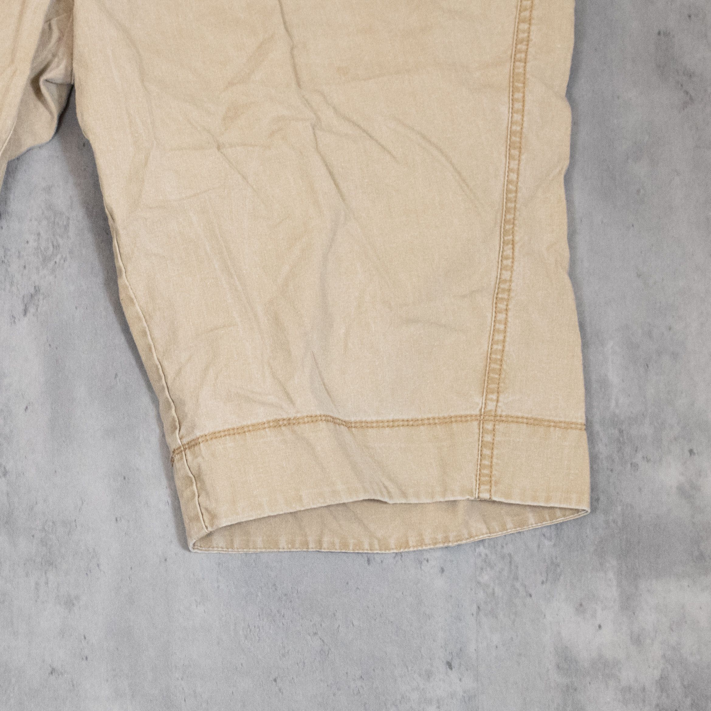 Royal Robbins Y2K 2000s Royal Robbins Front Pocket Baggy Tan Shorts Size US 35 - 9 Thumbnail