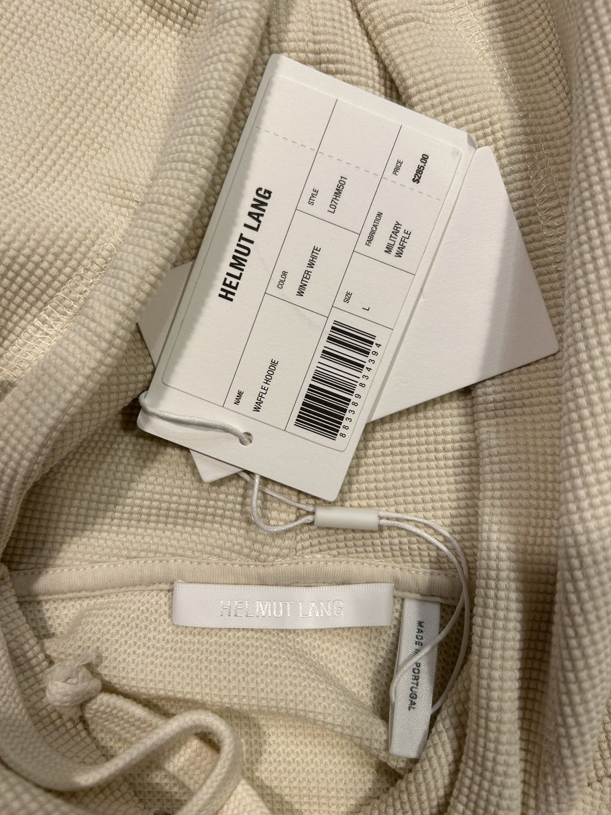 Helmut Lang NEW $285 Retail Helmut Lang waffle sweatshirt Size US L / EU 52-54 / 3 - 5 Thumbnail