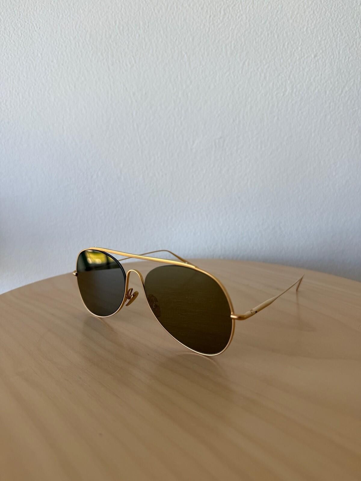 Acne Studios New acne studios spitfire sunglasses gold metal aviator m Size ONE SIZE - 3 Thumbnail