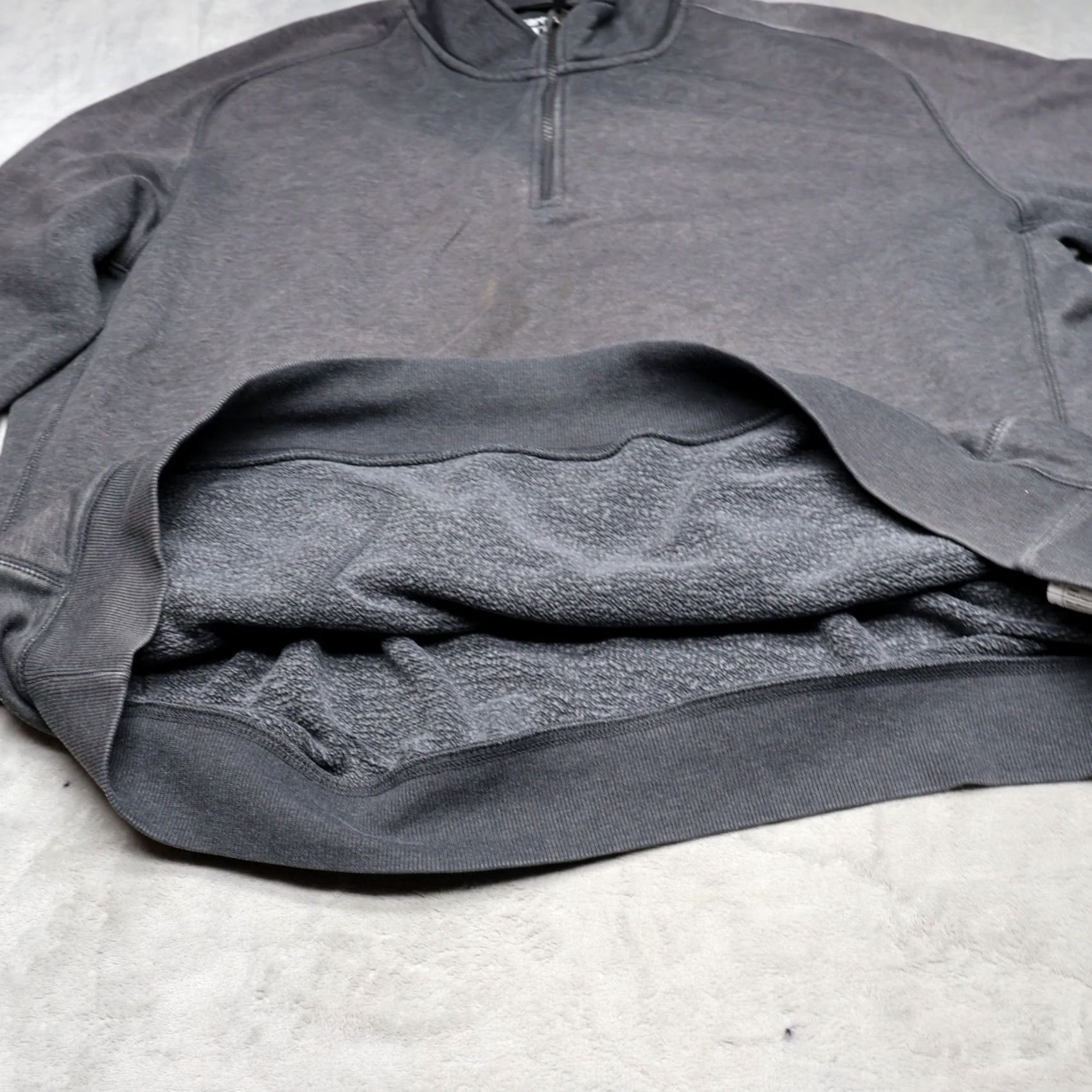 Carhartt Carhartt Force Sweatshirt Mens 3XL Tall Gray Relaxed 1/4 Zip Pullover Midweight Size US XXL / EU 58 / 5 - 7 Thumbnail