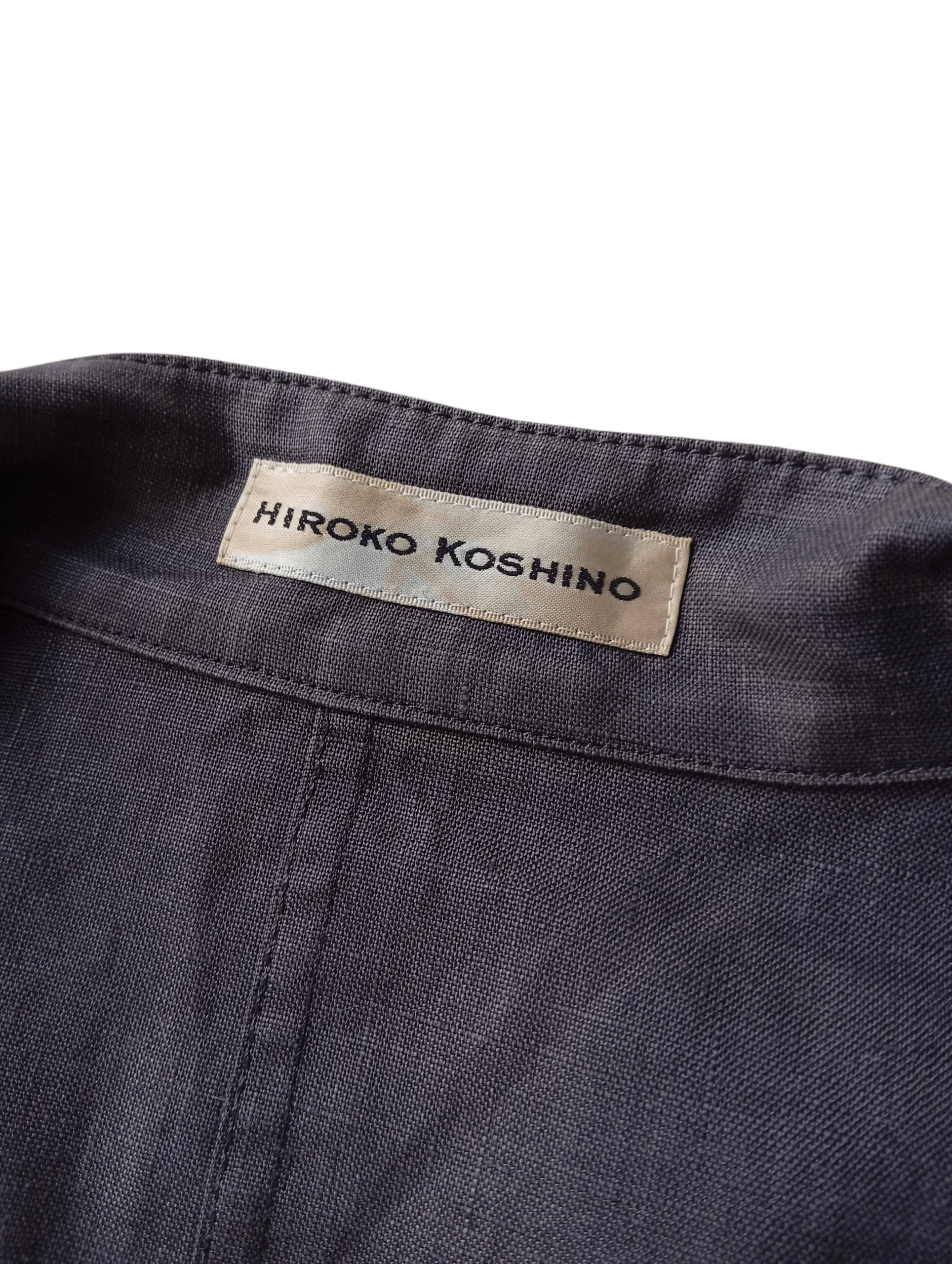 Hiroko Koshino Homme Hiroko Koshino hemp blazer Size S / US 4 / IT 40 - 3 Thumbnail