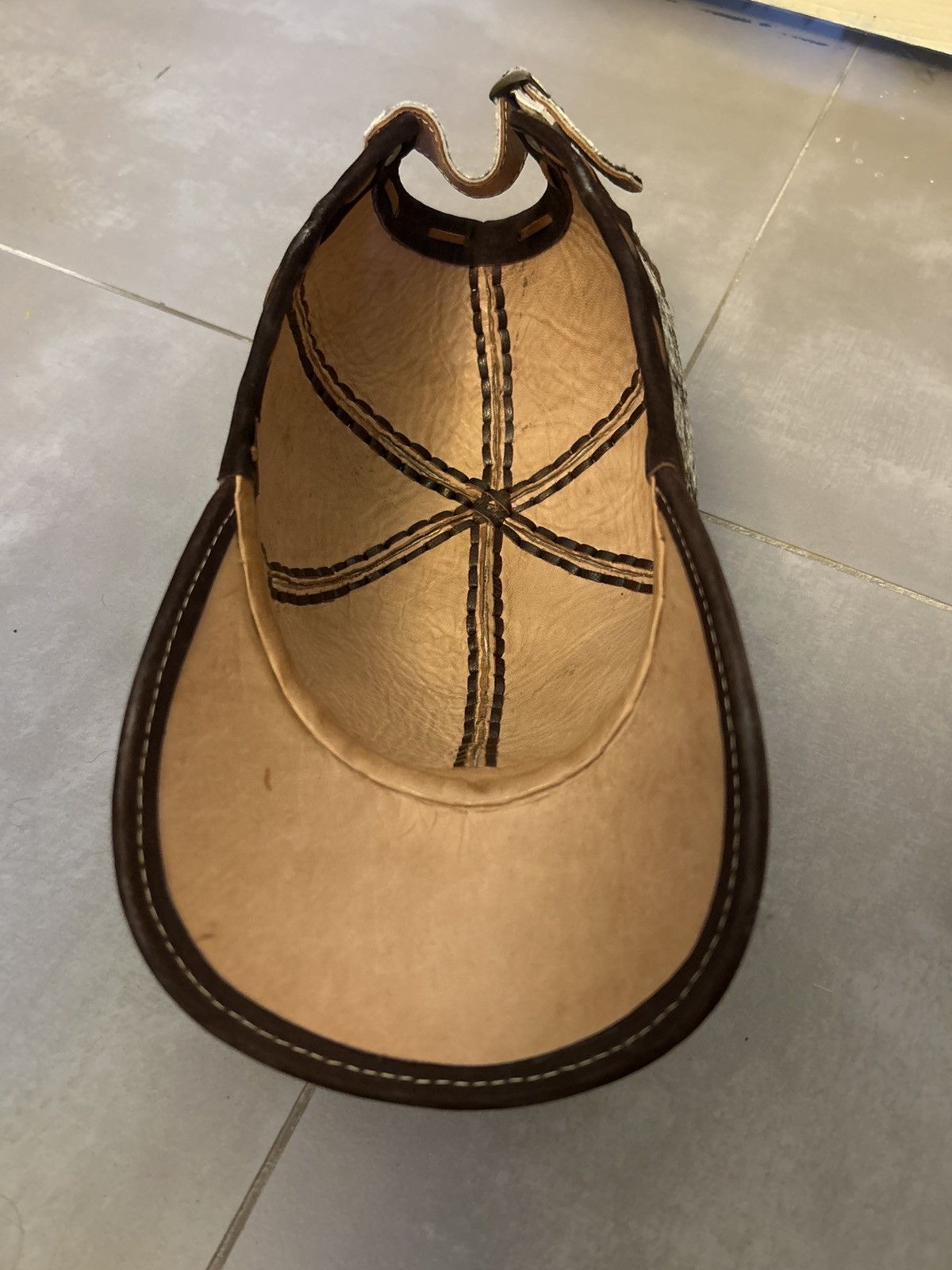 Vintage Vintage Native American cow hide hat Size ONE SIZE - 11 Thumbnail