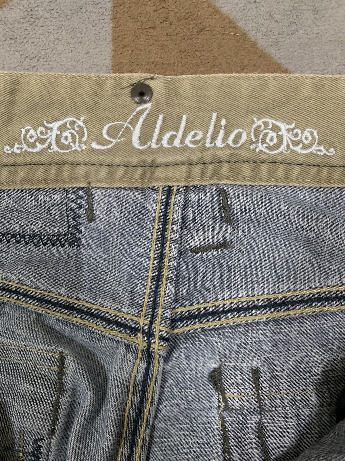 Japanese Brand Vintage Japanese Brand Aldelio Bootcut Distressed Jeans Size US 31 - 17 Thumbnail