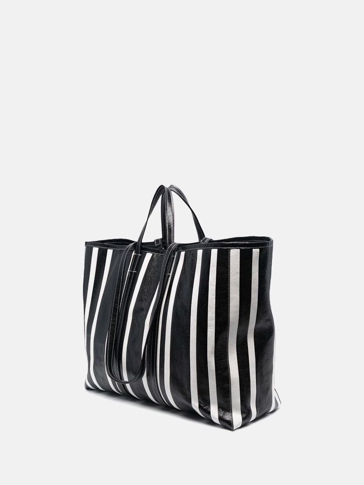 Balenciaga Balenciaga Barbes Tote Bag Bicolor Black White Leather Size ONE SIZE - 2 Thumbnail