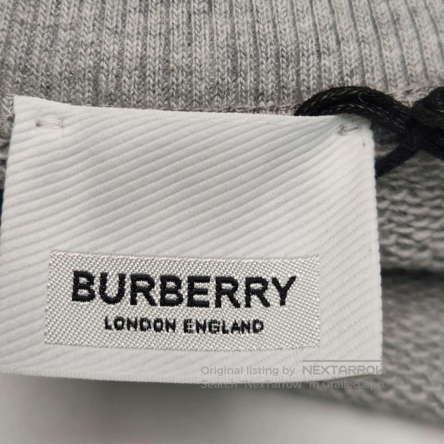 Burberry Burberry Gray Logo Crewneck Sweatshirt XXL. Size US XXL / EU 58 / 5 - 2 Thumbnail
