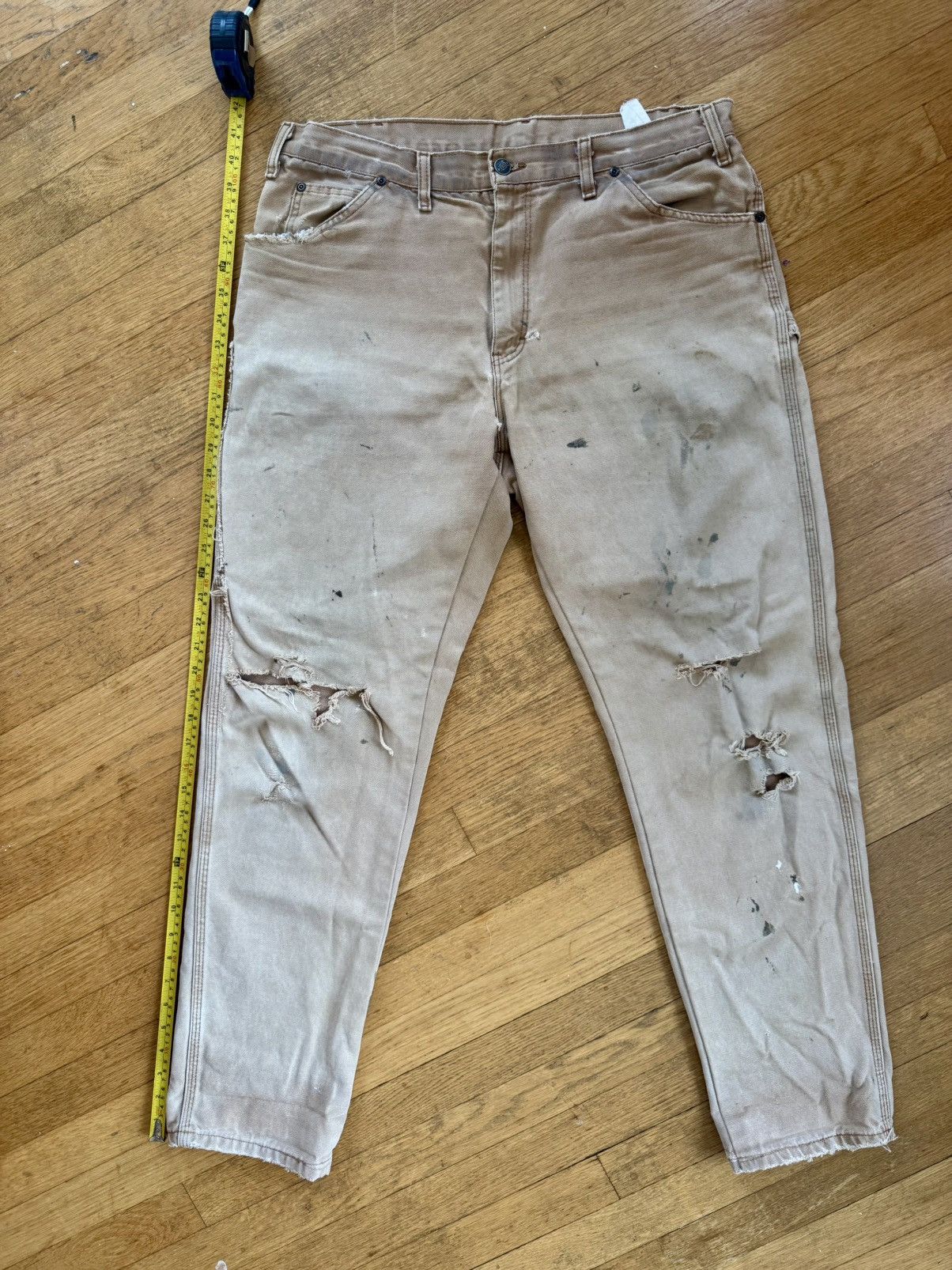 Dickies Vintage light brown dickies pants Size US 32 / EU 48 - 1 Thumbnail