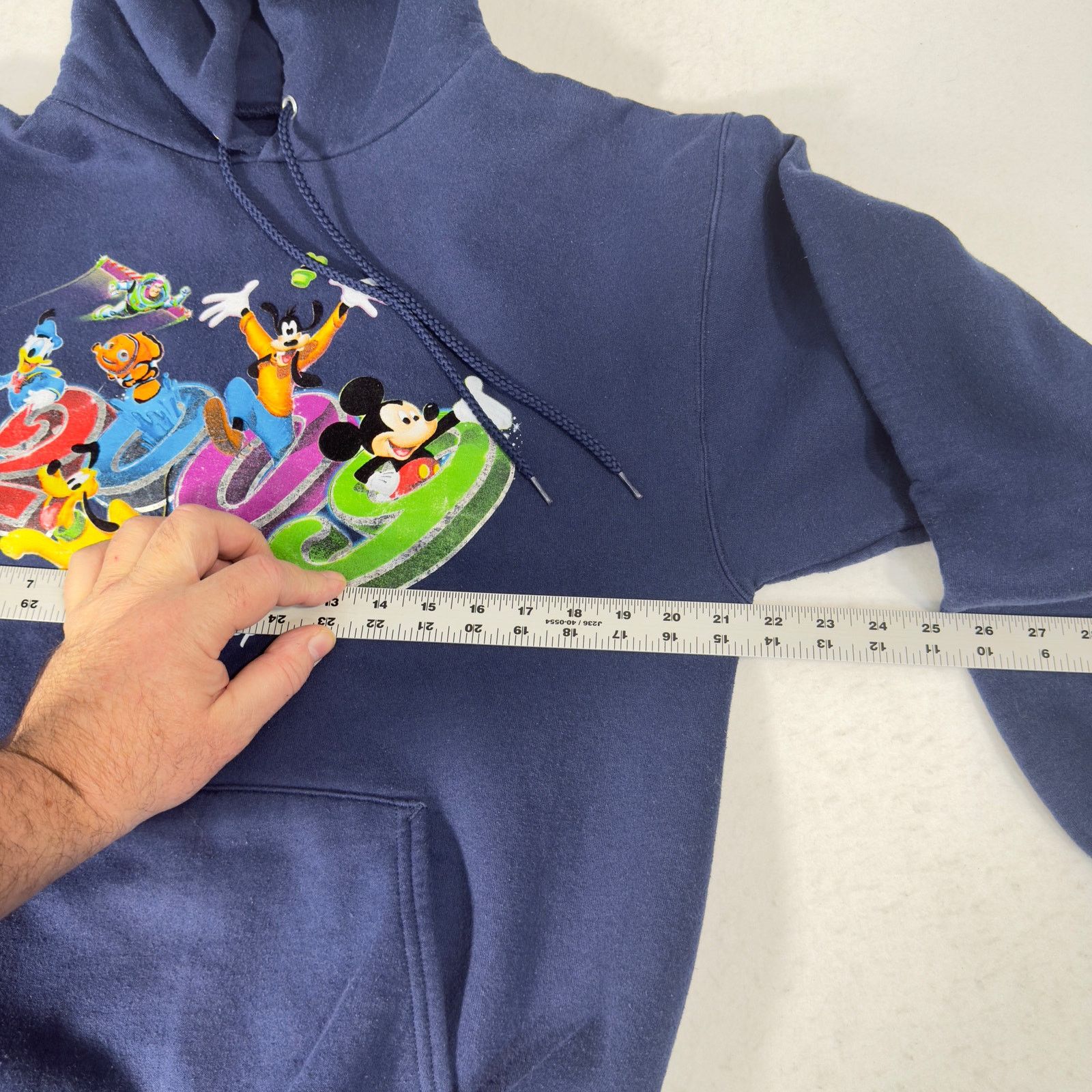 Disney Disney World by Hanes 2009 Hoodie Sweatshirt M Fleece Blue Size US M / EU 48-50 / 2 - 6 Thumbnail