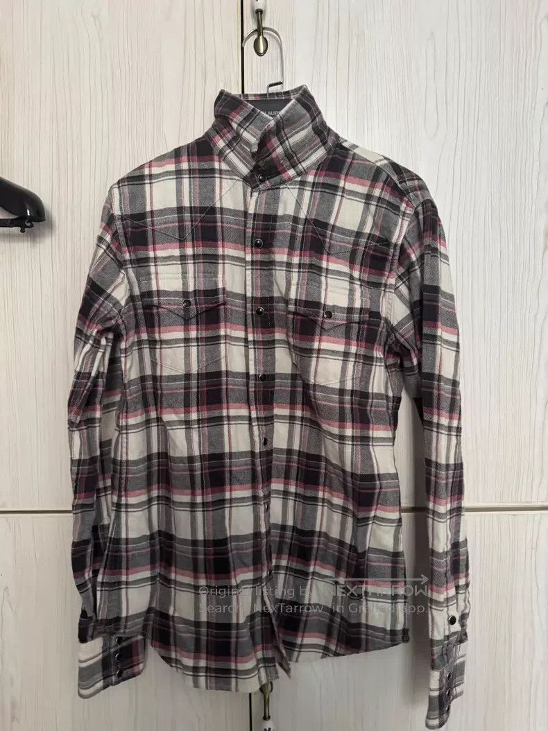Saint Laurent Paris Saint Laurent Paris Black, white, and pink plaid shirt i Size US XS / EU 42 / 0 - 1 Thumbnail