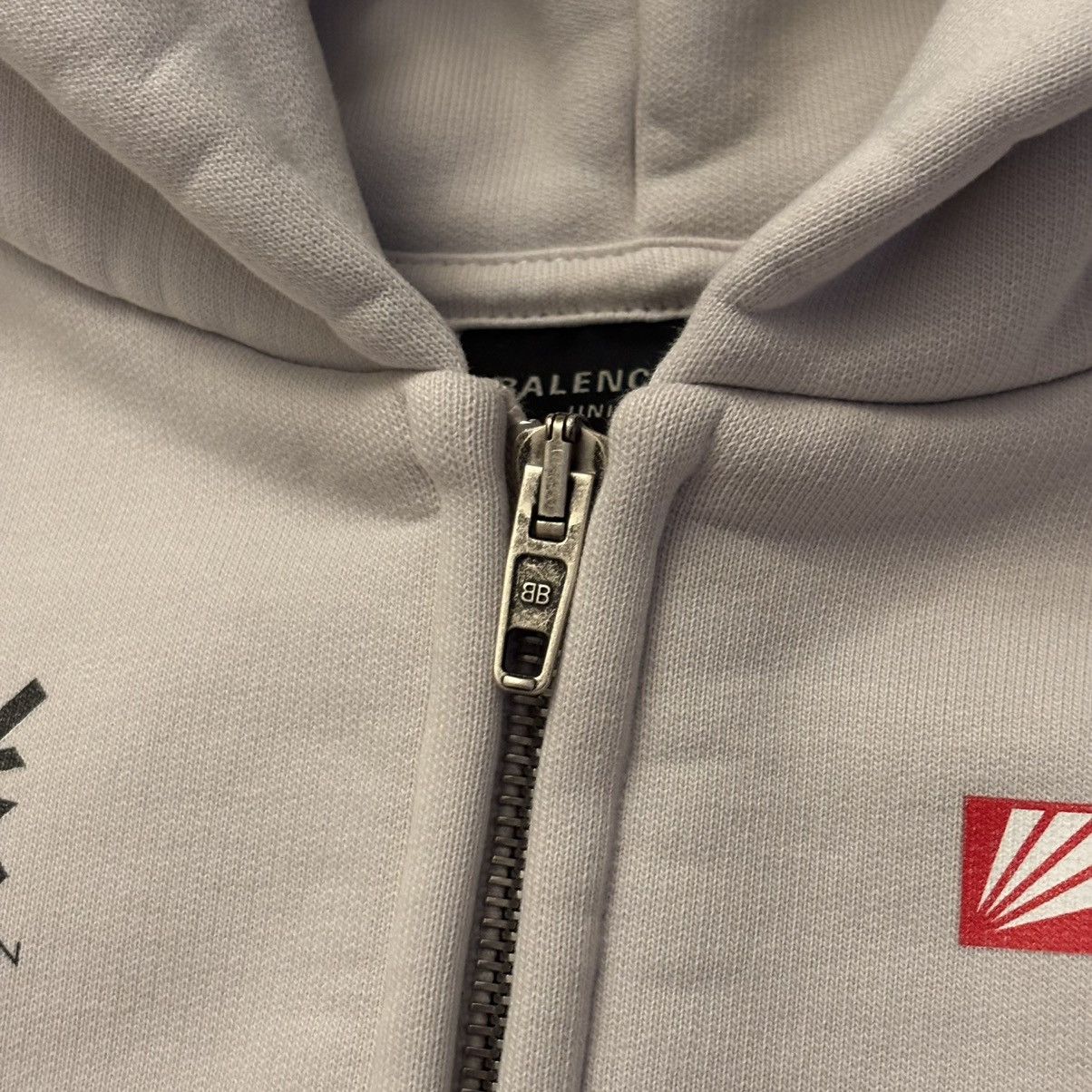 Balenciaga Balenciaga Business English Zip Up Hoodie Brand New Fits XS Size US XS / EU 42 / 0 - 14 Thumbnail