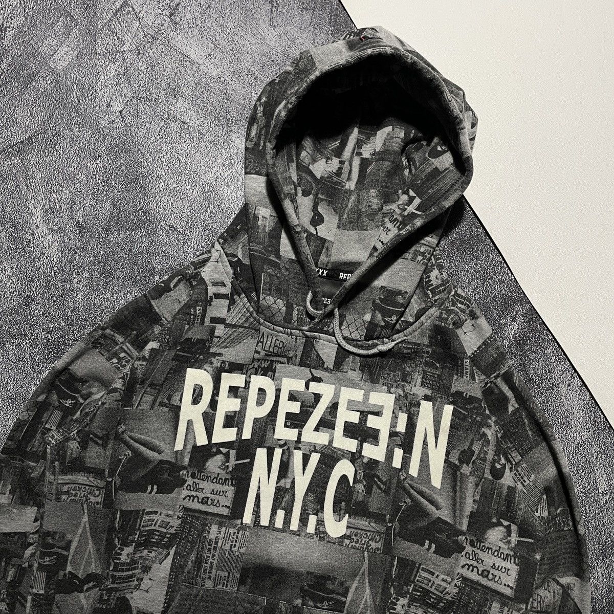 Japanese Brand × Vintage Repezee:n Hoodies Pattern Cities Size US M / EU 48-50 / 2 - 3 Thumbnail