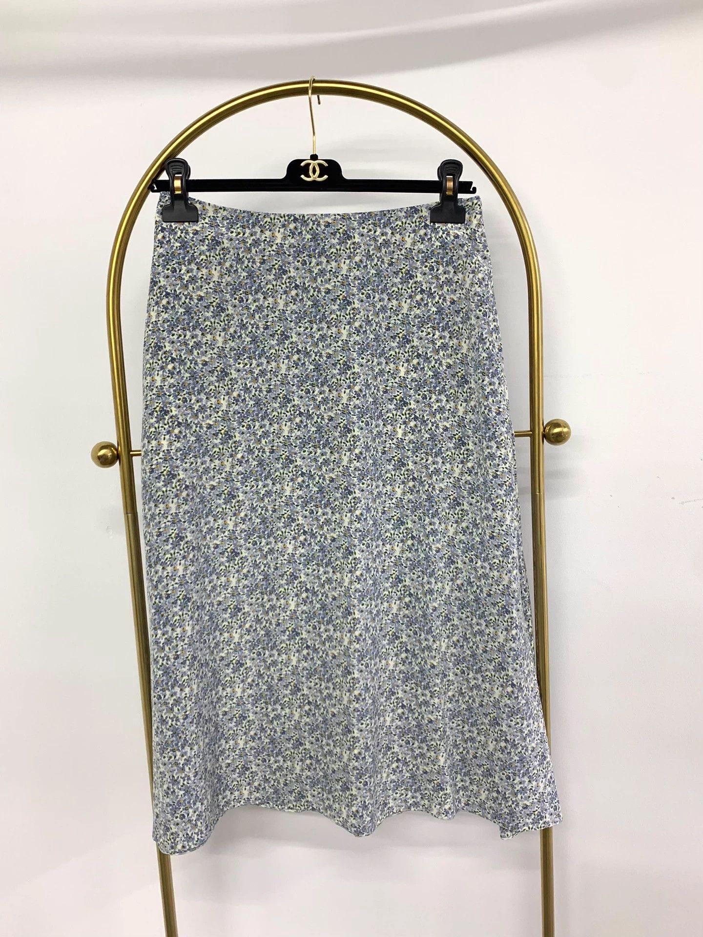 Celine CELINE French blue floral print shirt set 36/40 new Size XS / US 0-2 / IT 36-38 - 5 Thumbnail