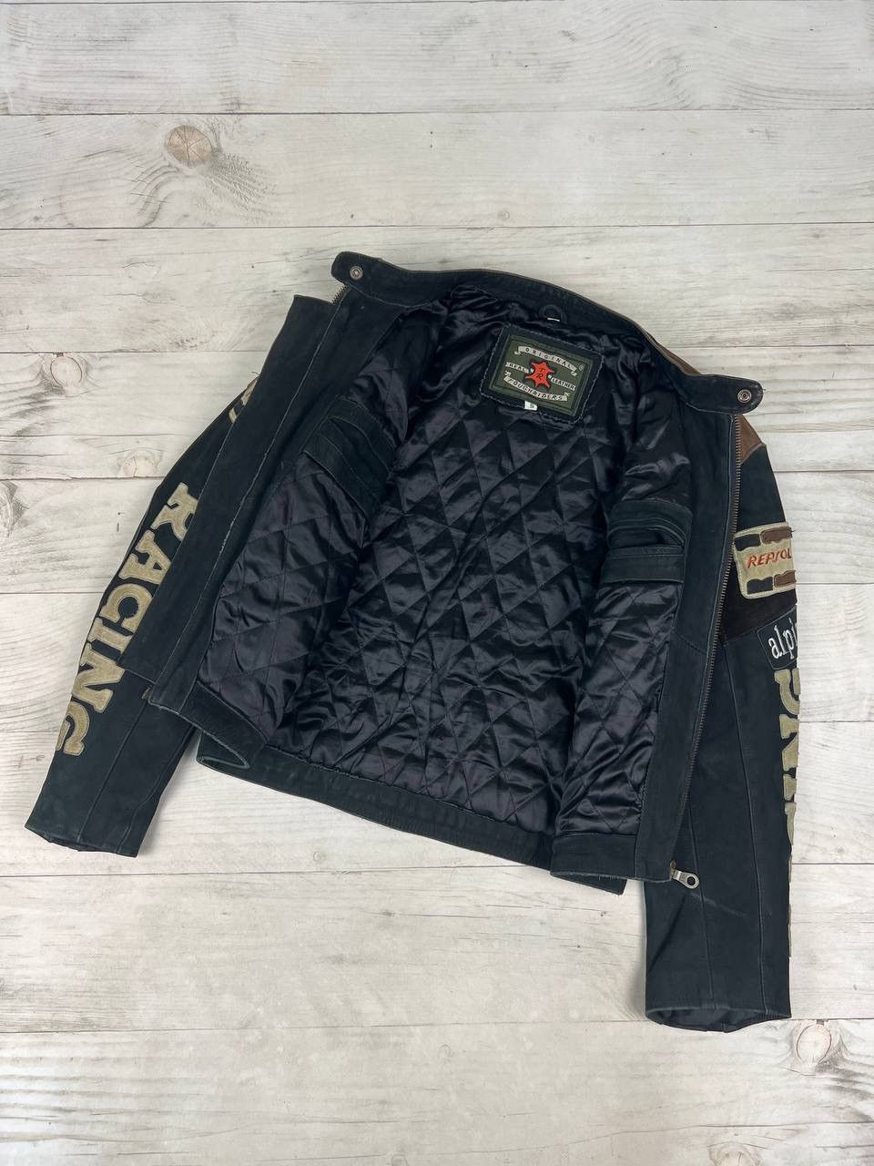 Honda Vintage HONDA Repsol Racing Motorcycle Leather Jacket 90s Size US S / EU 44-46 / 1 - 16 Thumbnail