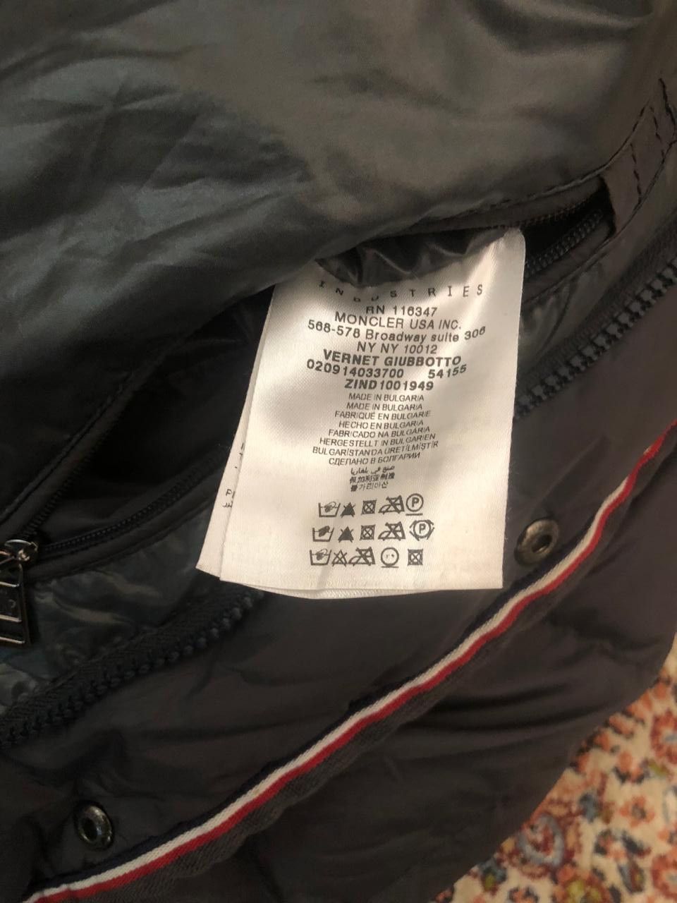 Moncler Moncler Vernet Giubbotto Puffer Coat Jacket Grey Size 4 Size US XL / EU 56 / 4 - 8 Thumbnail