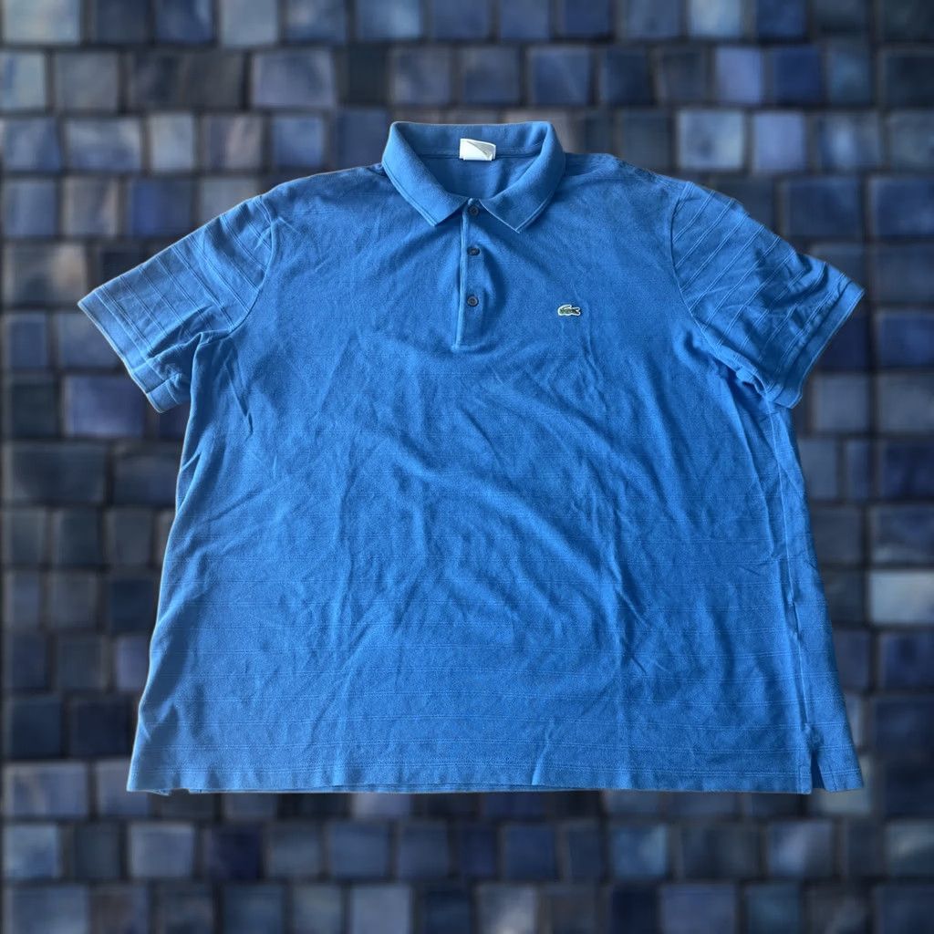 Lacoste Lacoste Polo Shirt Mens 3XL Blue Short Sleeve Knit Golf Logo Shirt Size US XXL / EU 58 / 5 - 1 Thumbnail