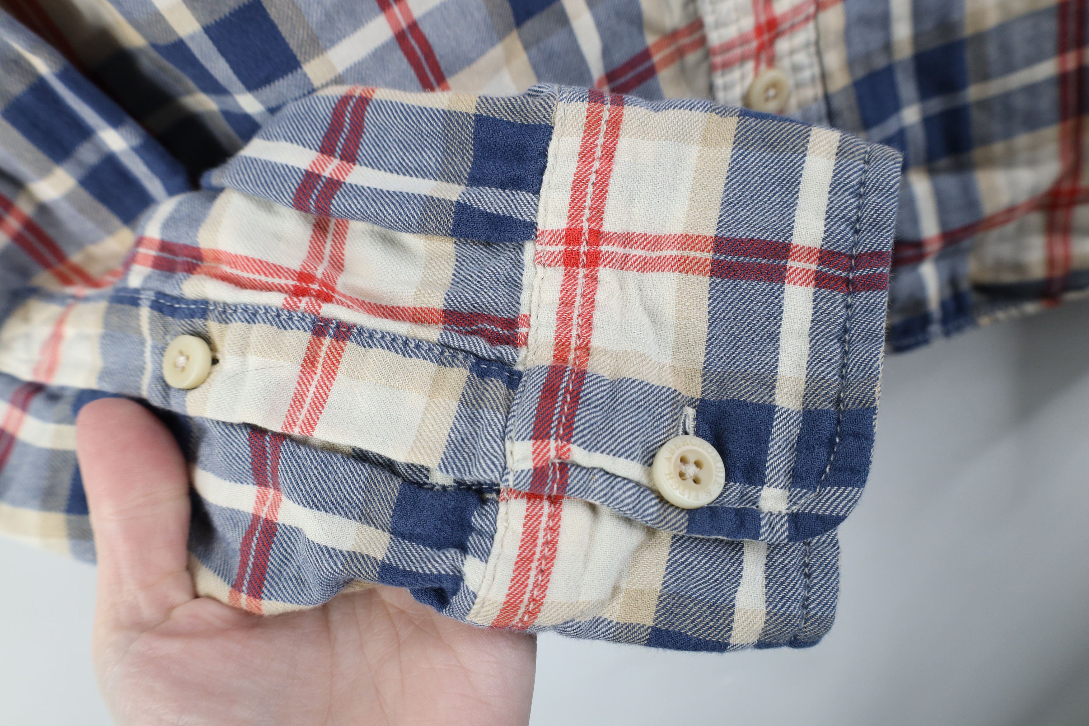 Abercrombie & Fitch Vintage 90s Y2K Abercrombie & Fitch Button Shirt Plaid Size US L / EU 52-54 / 3 - 7 Thumbnail