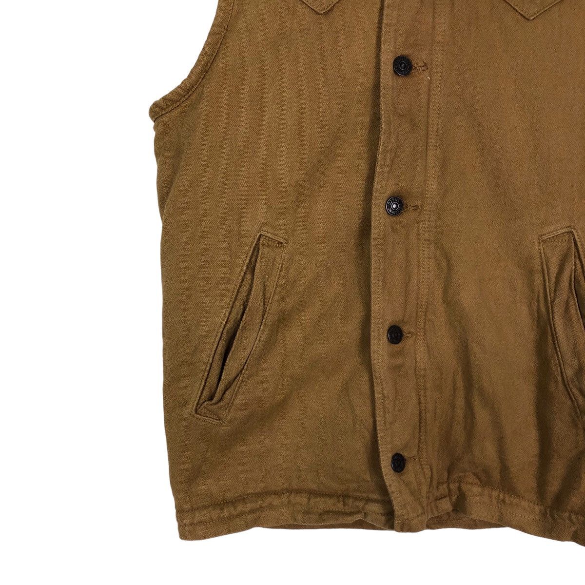 Japanese Brand 📌VINTAGE BIKER VEST QUILTED HUNTING UES MFG. CO. Size US M / EU 48-50 / 2 - 8 Thumbnail