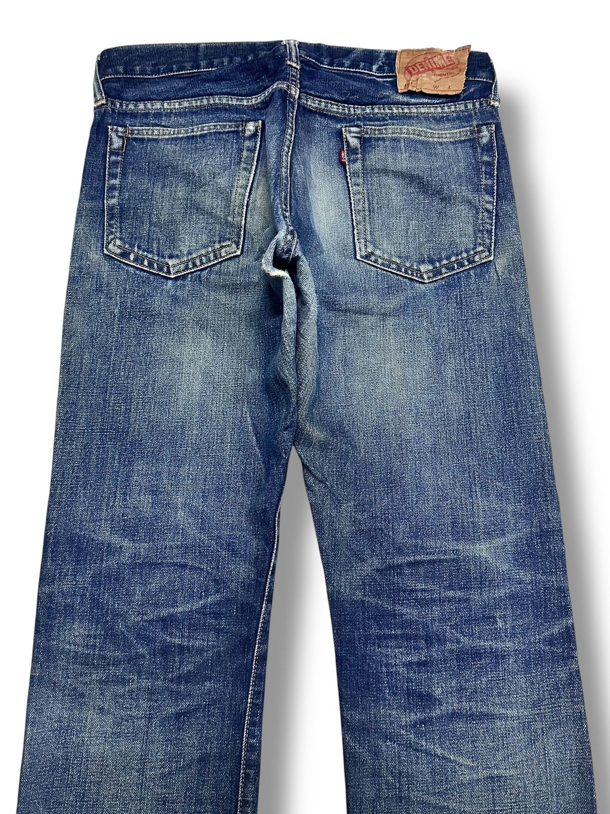Denime × Japanese Brand × Vintage Denime 80's Vintage Wideleg Jeans With Mudwash Stye Size US 32 / EU 48 - 5 Thumbnail