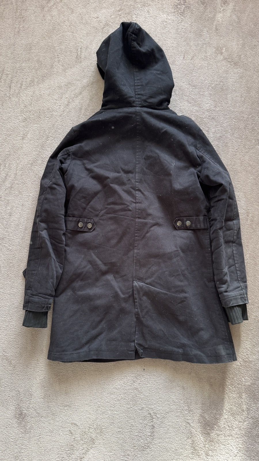 Le Grande Bleu (L.G.B.) Emp Punk Gothic Y2K Faded coat Jacket lgb RAF Simons Vibe Size US M / EU 48-50 / 2 - 5 Thumbnail