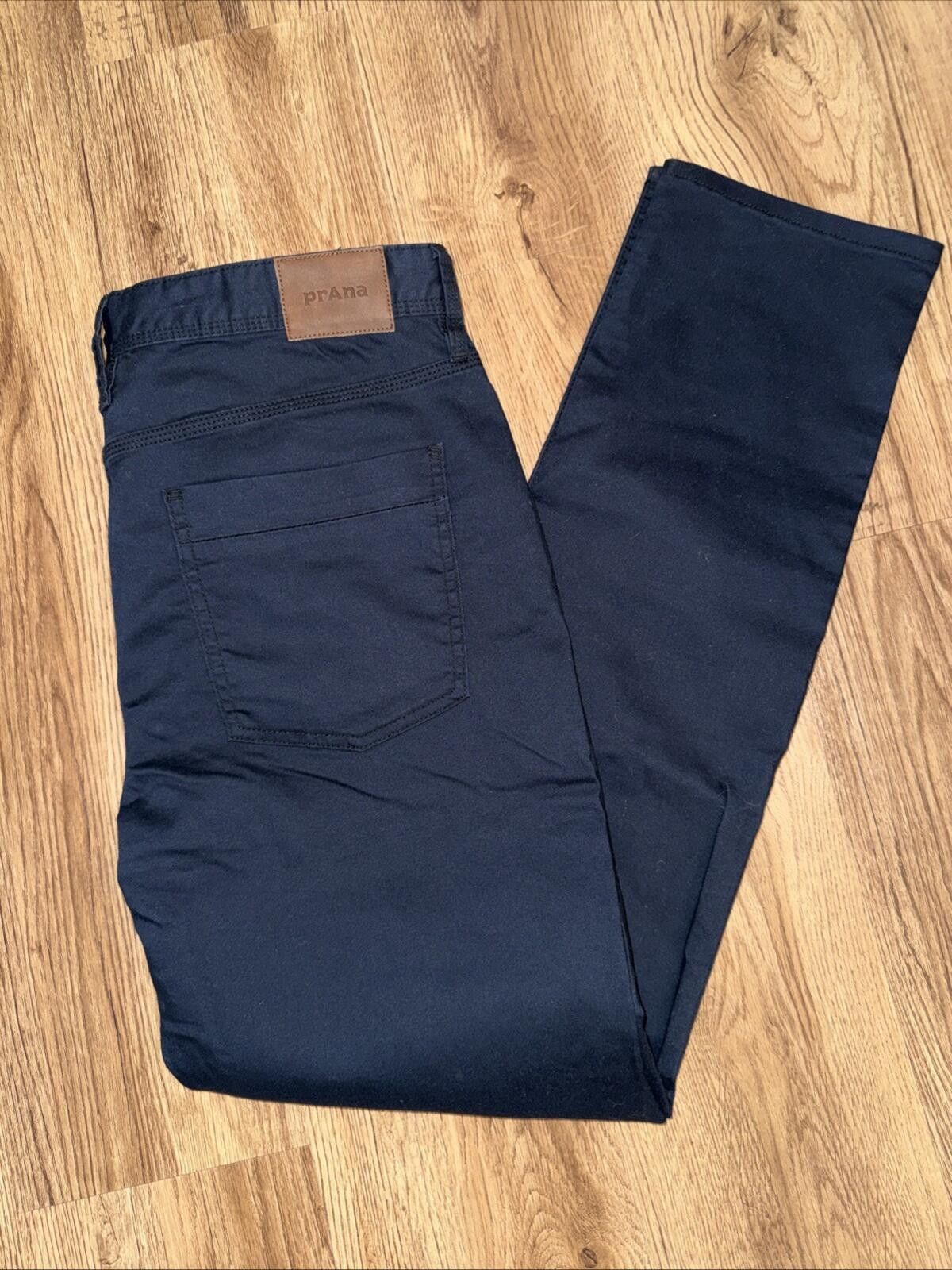 Prana prAna Men Pants 5 Pocket Style Slim Fit Straight Leg Stretch Size US 36 / EU 52 - 1 Thumbnail