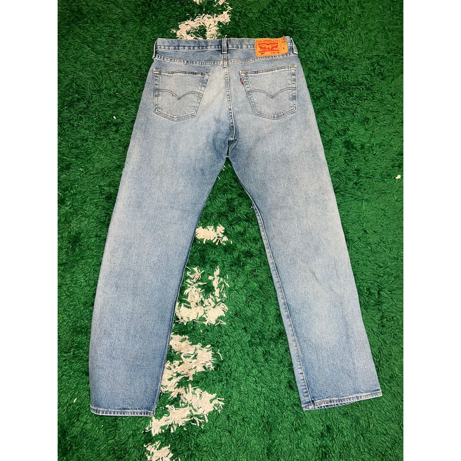 Levi's Y2K Levi's Strauss Riveted Button Jeans Denim Jean 34x32 Size US 34 / EU 50 - 8 Thumbnail